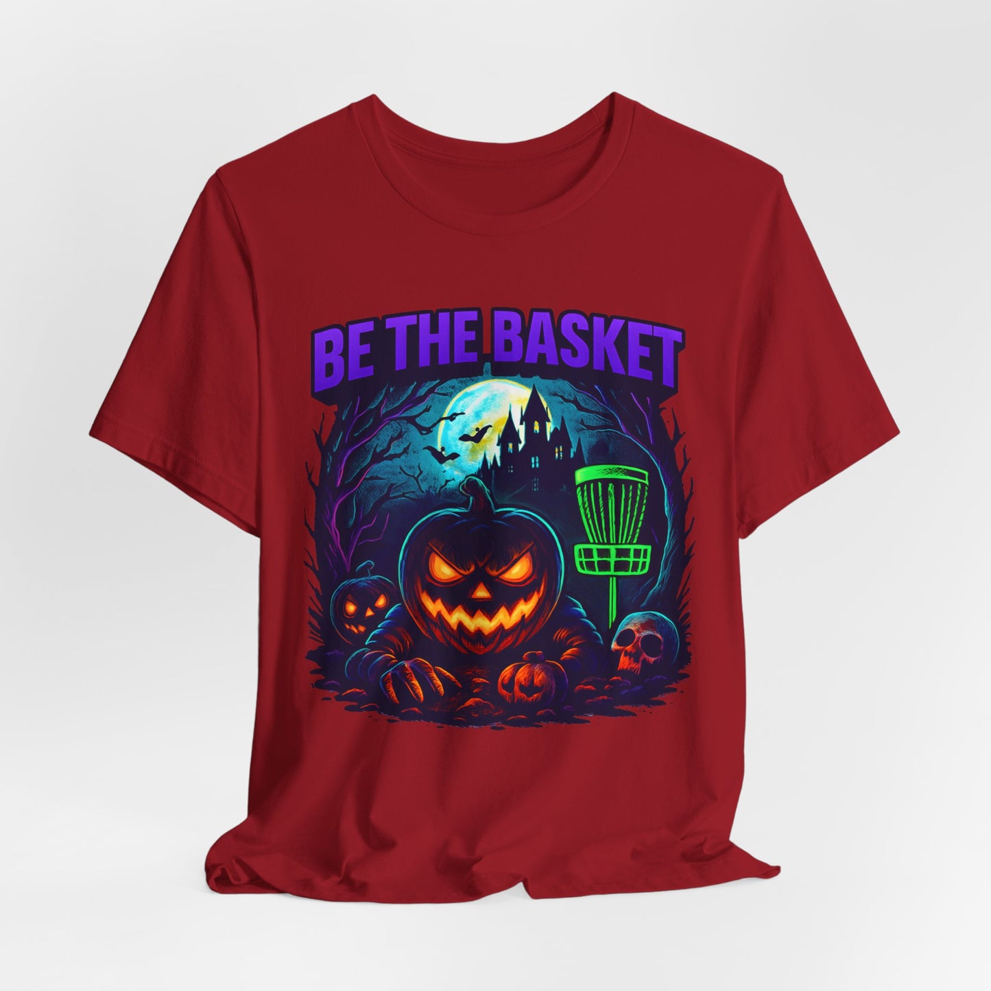 BE THE BASKET Disc Golf Halloween 4, Disc Golf Unisex T-Shirt