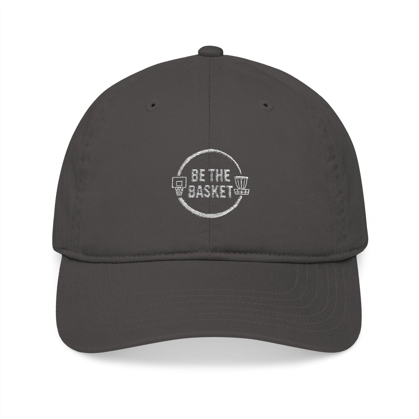 BE THE BASKET Logo Organic Embroidered "Off The Grid" Baseball Cap