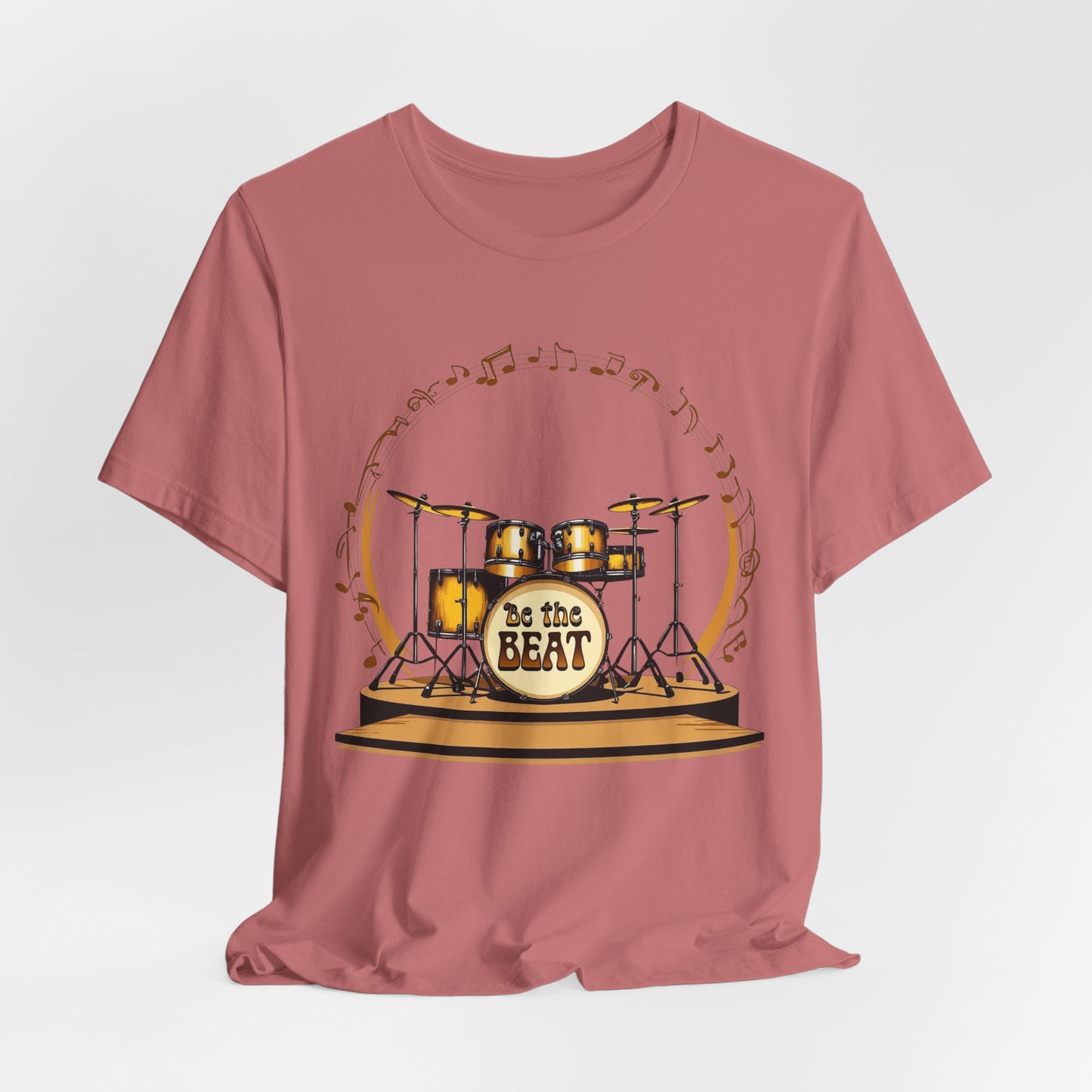 BE THE BEAT Drums 70s Design - Drummer Unisex T-Shirt