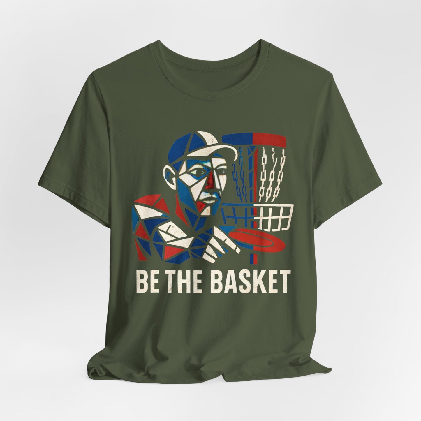 BE THE BASKET Disc Golf Picasso 1, Unisex T-Shirt, Disc Golf Shirt