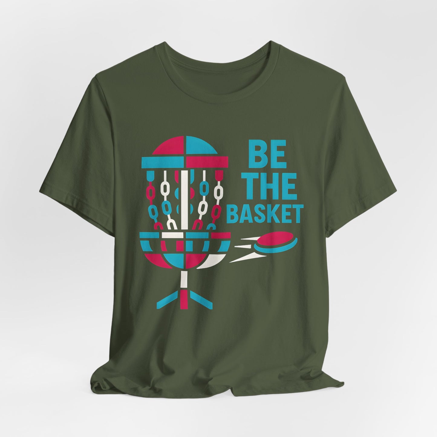 BE THE BASKET Disc Golf Basket Abstract 10, Unisex T-Shirt