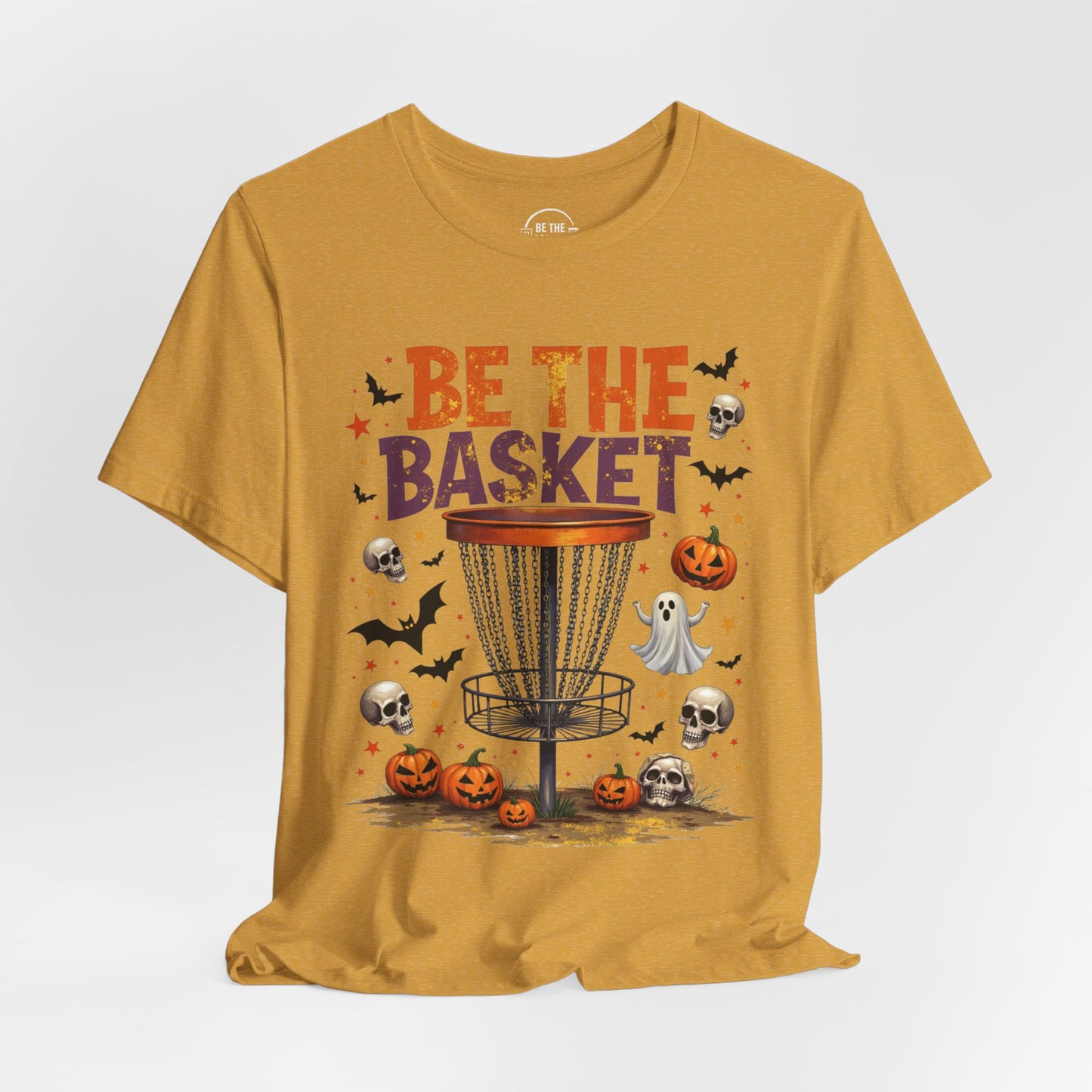 BE THE BASKET Disc Golf Halloween Design 13, Disc Golf Unisex T-Shirt