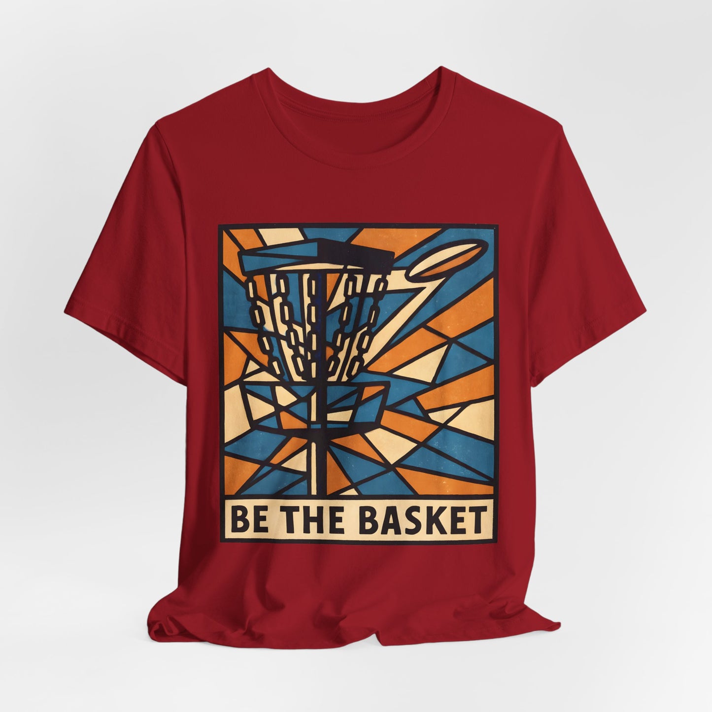 BE THE BASKET Disc Golf Basket Abstract 7, Unisex T-Shirt