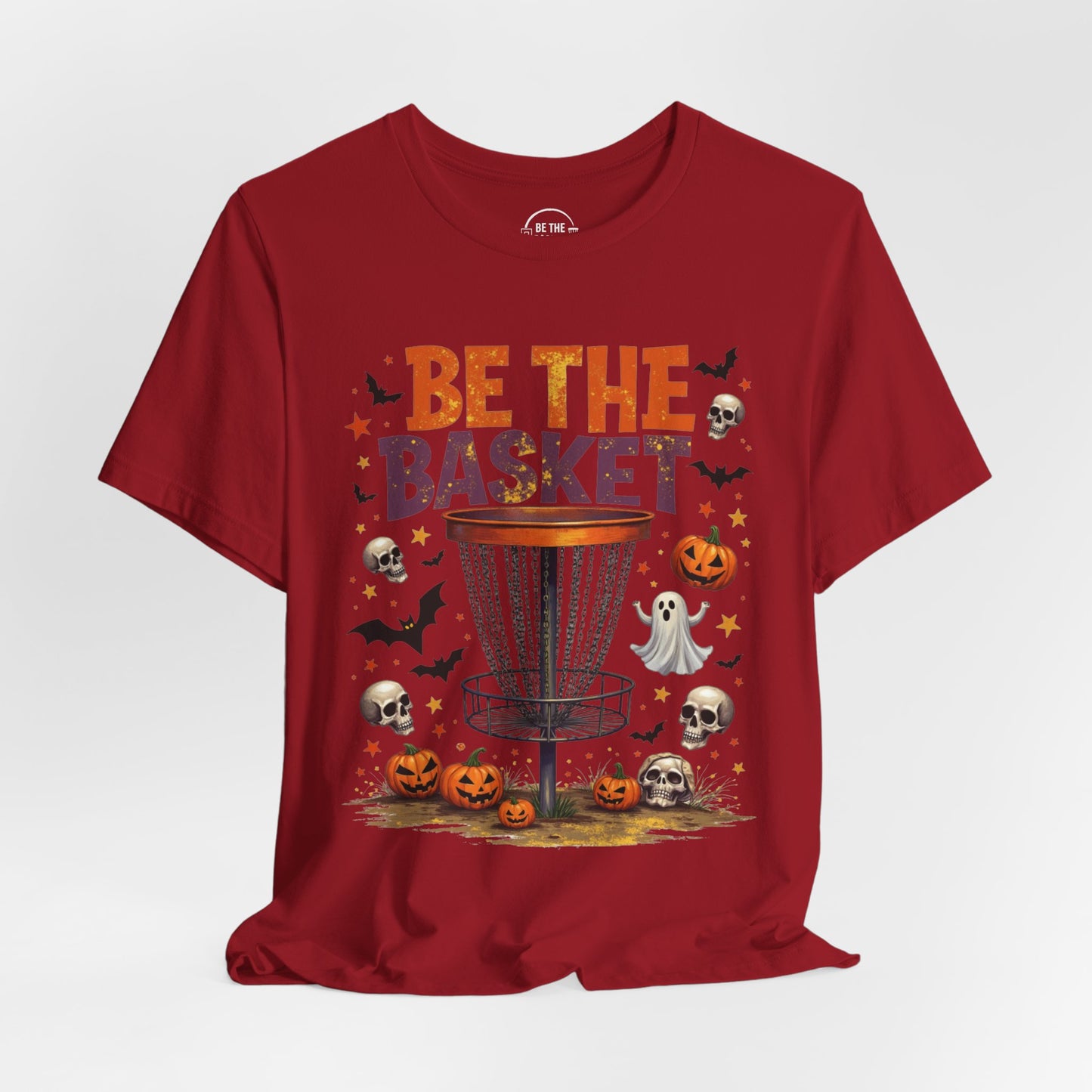 BE THE BASKET Disc Golf Halloween Design 13, Disc Golf Unisex T-Shirt