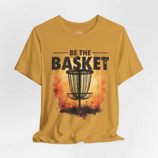 BE THE BASKET Disc Golf Basket Fall Colors, Disc Golf Unisex T-Shirt
