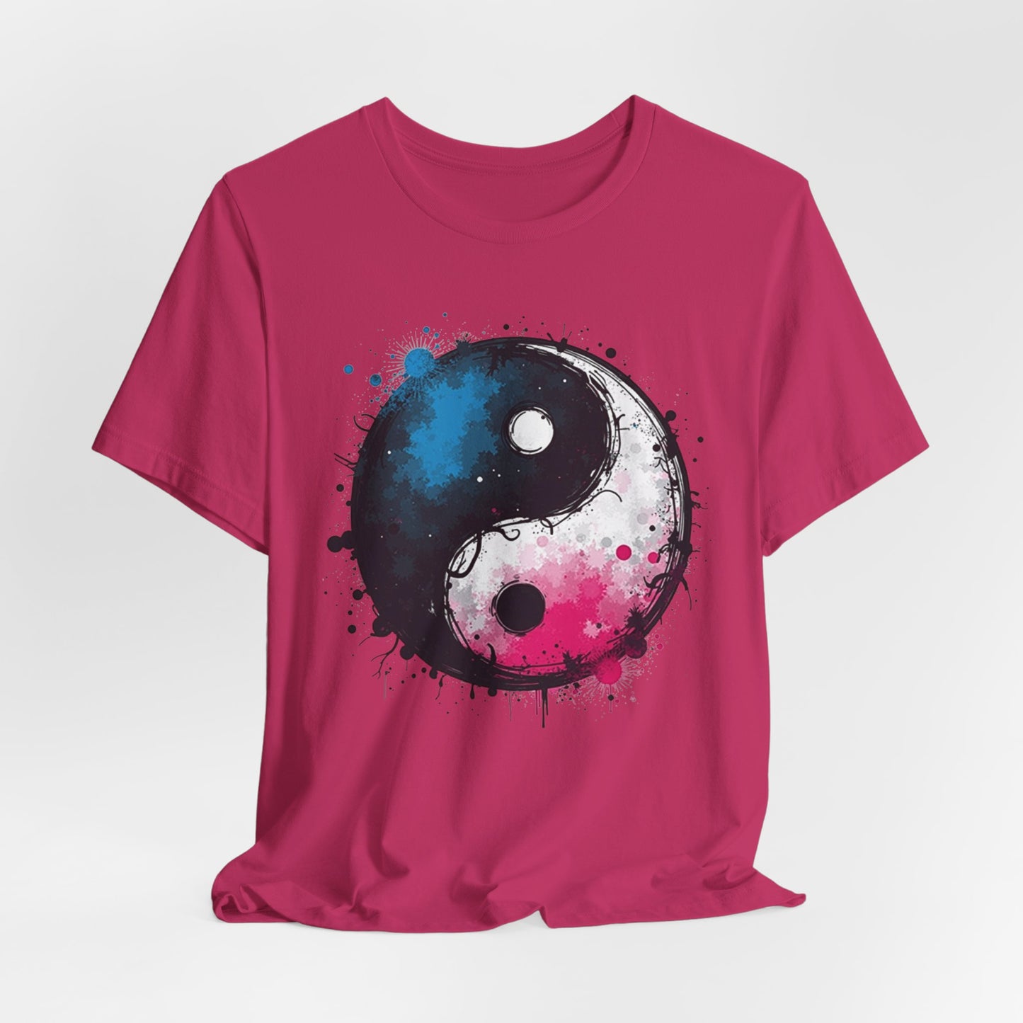 Ying Yang Graffiti Design , Unisex T-Shirt, Disc Golf Shirt