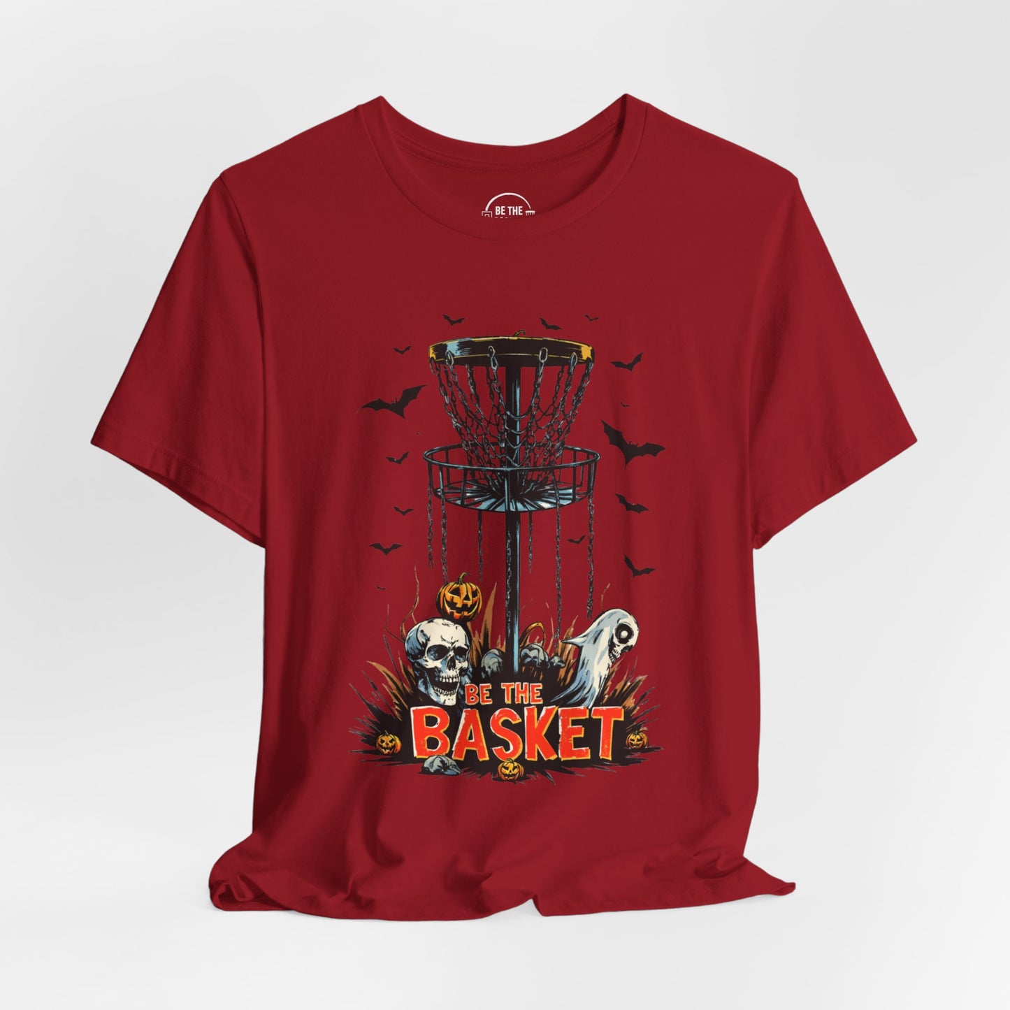 BE THE BASKET Disc Golf Halloween Design 12, Disc Golf Unisex T-Shirt