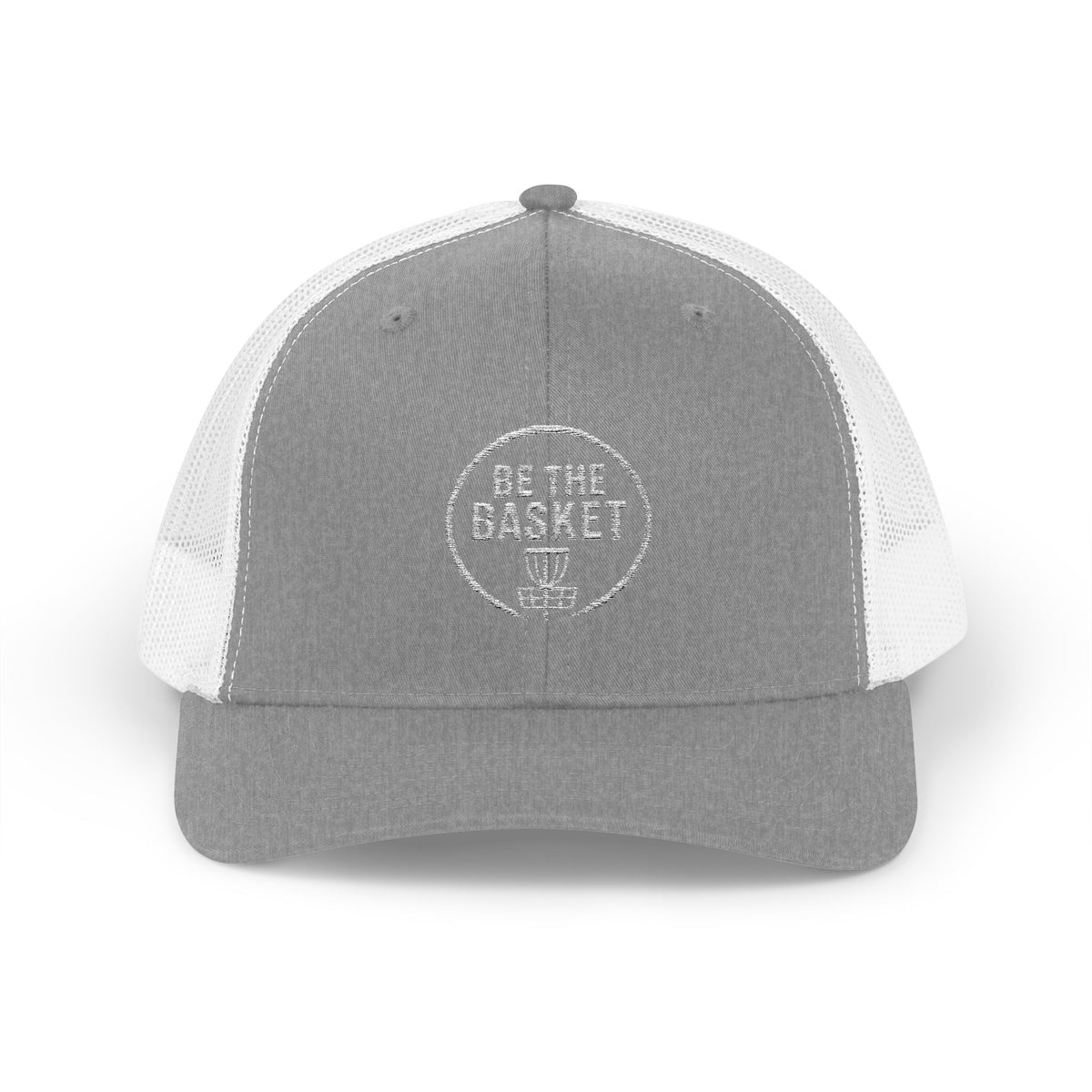 BE THE BASKET - 6606 Snapback Trucker Cap — Vintage Disc Golf Hat