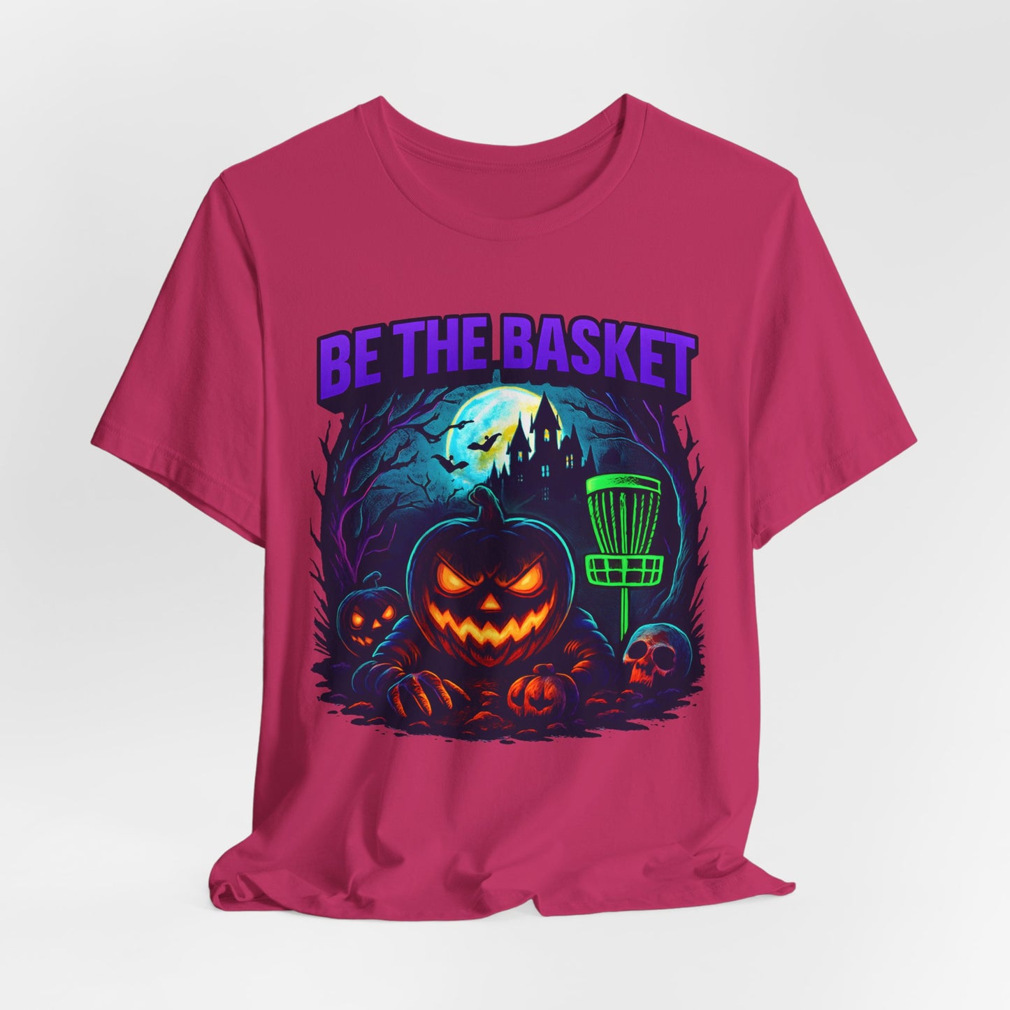 BE THE BASKET Disc Golf Halloween 4, Disc Golf Unisex T-Shirt