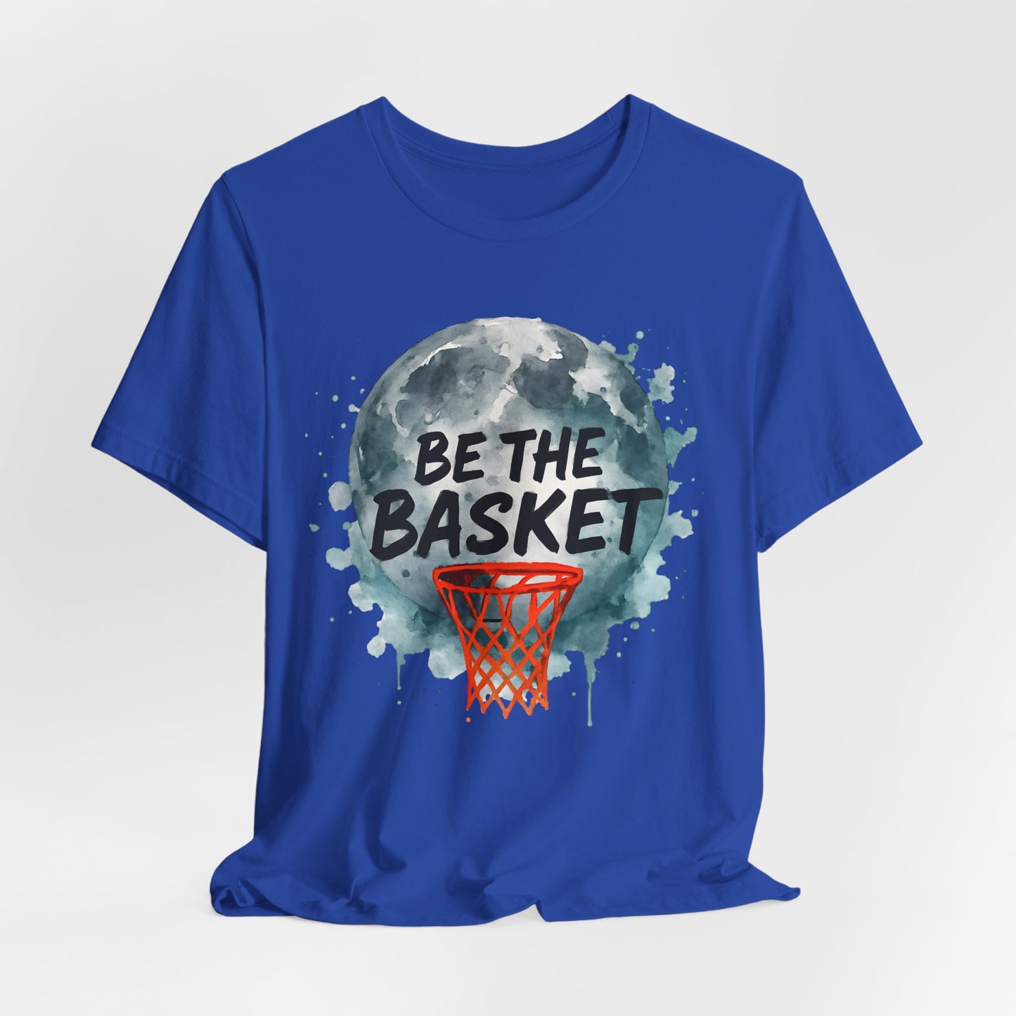BE THE BASKET Basketball Watercolor Design 2, Basketball Unisex T-Shirt
