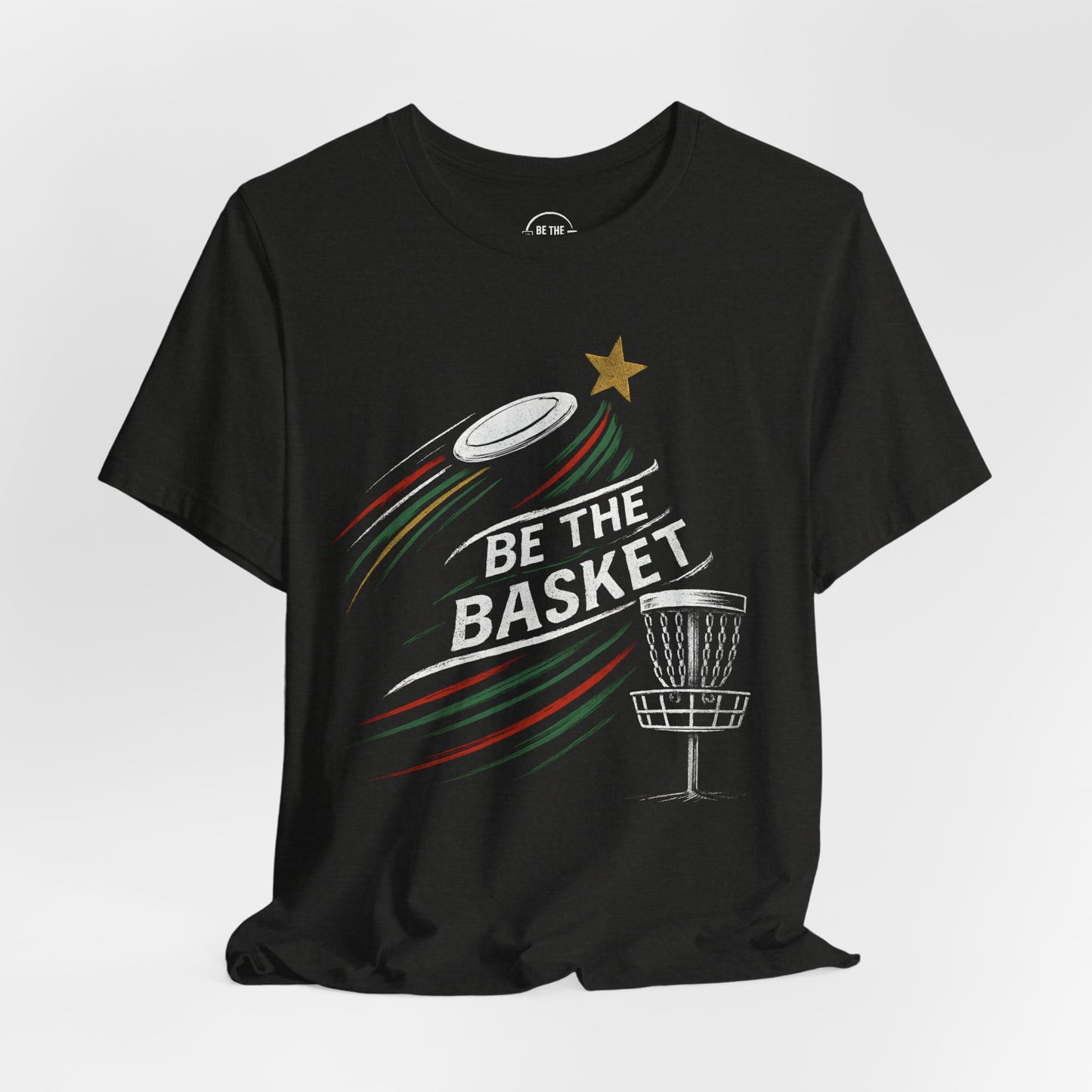 BE THE BASKET Disc Golf Christmas 7 - Disc Golf T-Shirt