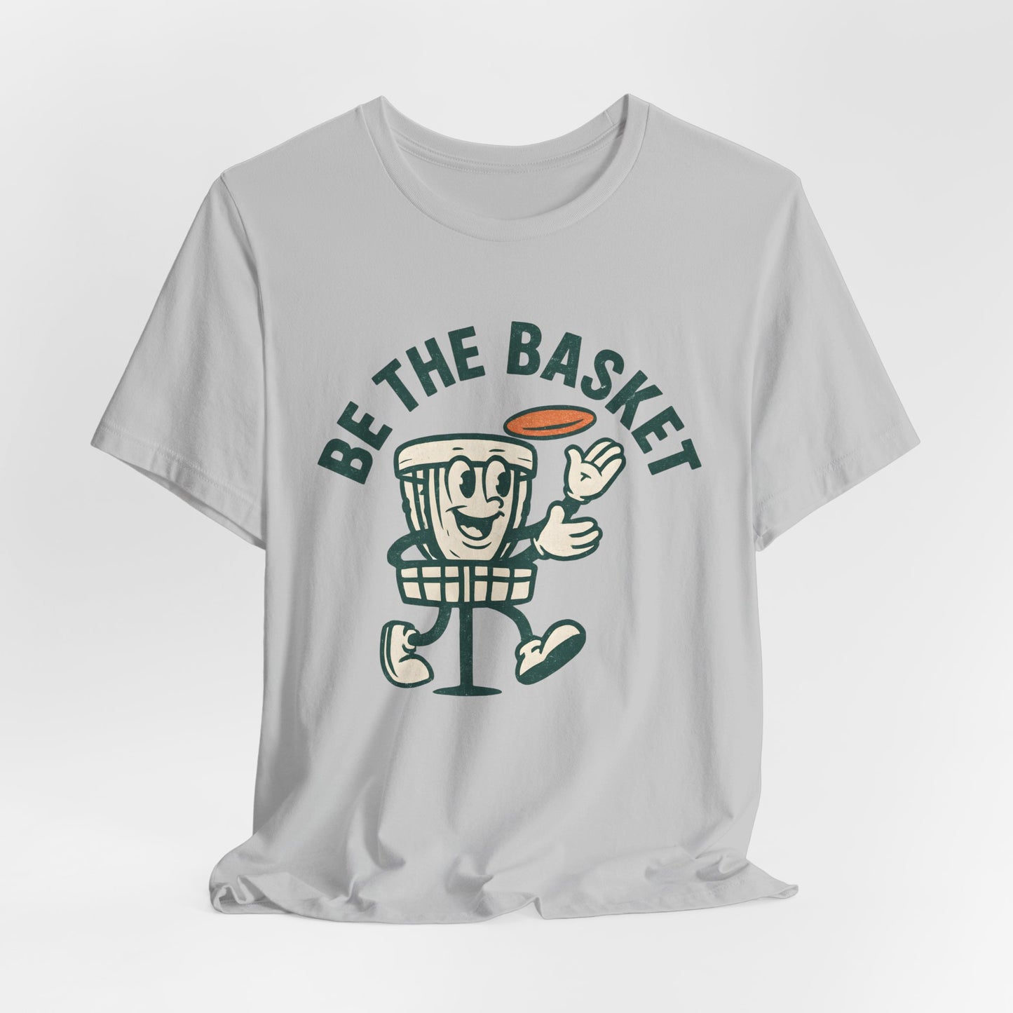 BE THE BASKET Disc Golf Basket Guy, Unisex T-Shirt
