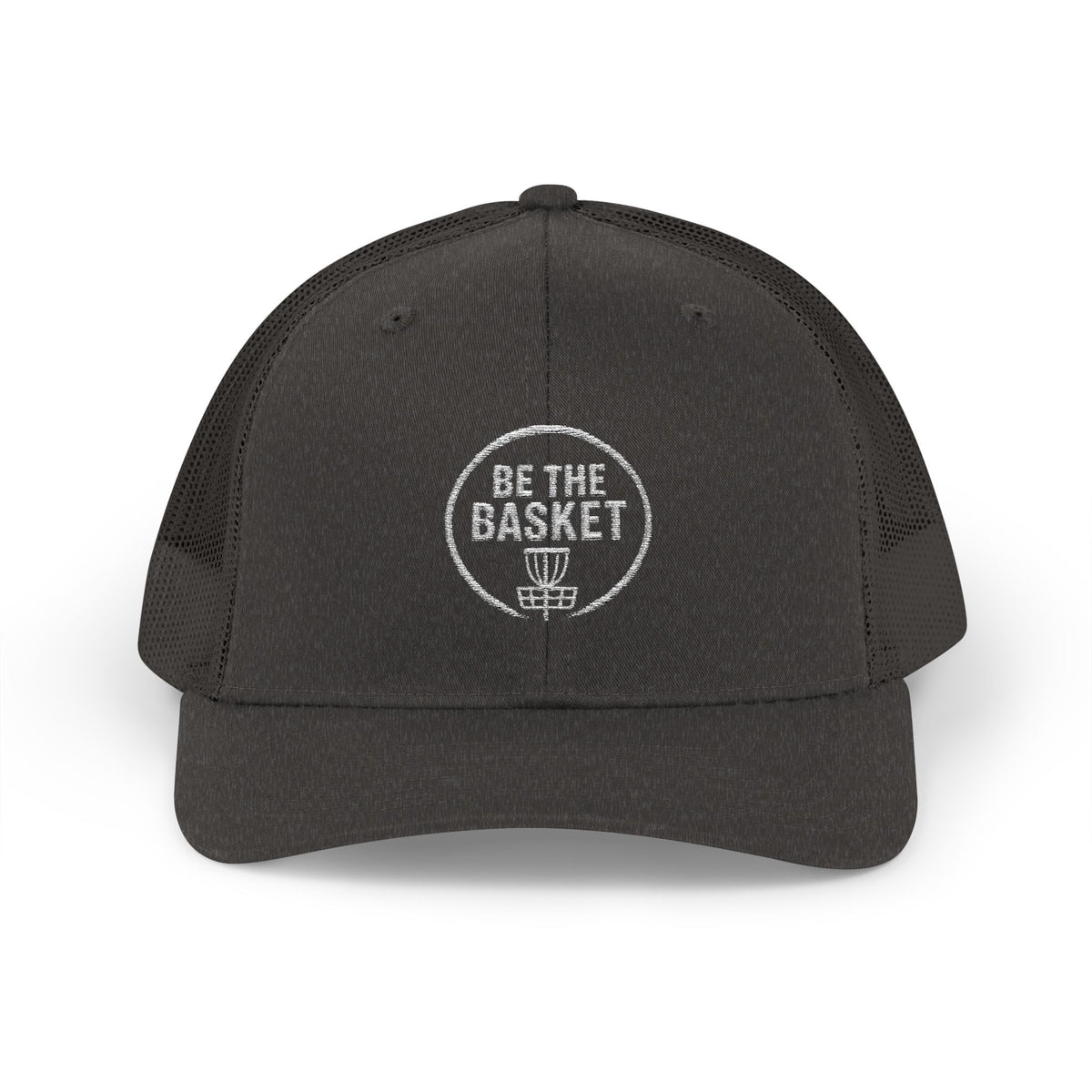 BE THE BASKET - 6606 Snapback Trucker Cap — Vintage Disc Golf Hat