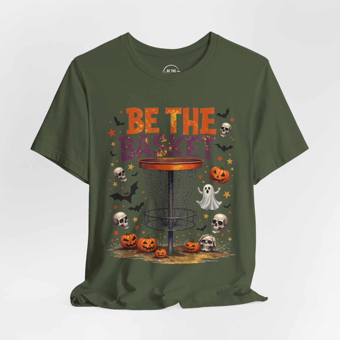 BE THE BASKET Disc Golf Halloween Design 13, Disc Golf Unisex T-Shirt