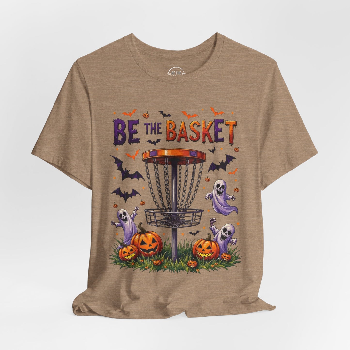 BE THE BASKET Disc Golf Halloween Design 14, Disc Golf Unisex T-Shirt