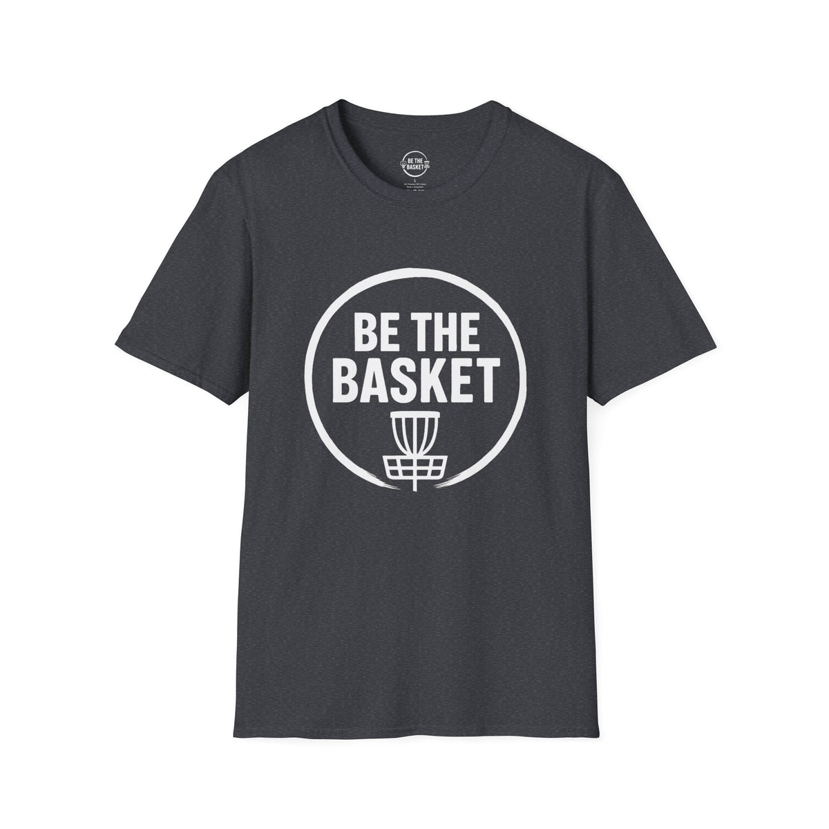 BE THE BASKET - Disc Golf Logo  - Gildan Unisex T-shirt
