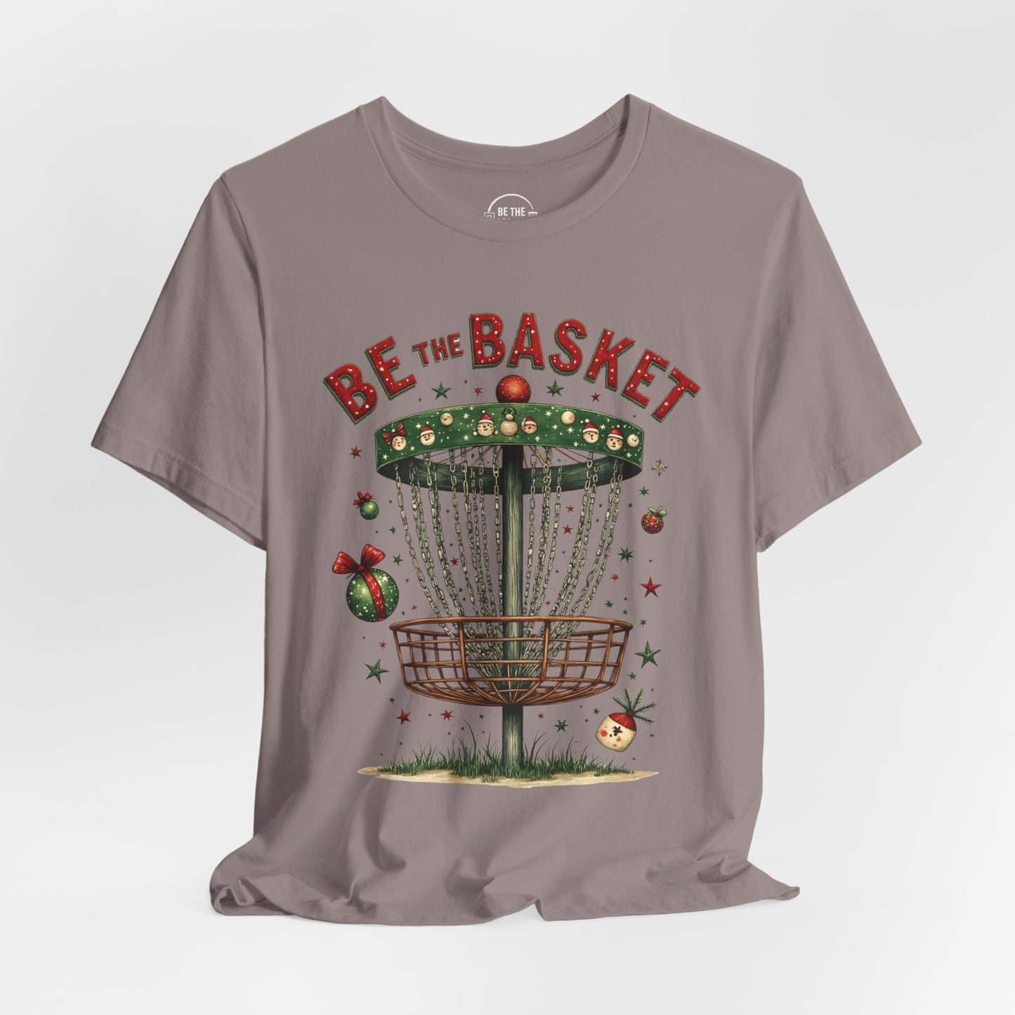 BE THE BASKET Disc Golf Christmas 8 - Disc Golf Unisex T-Shirt