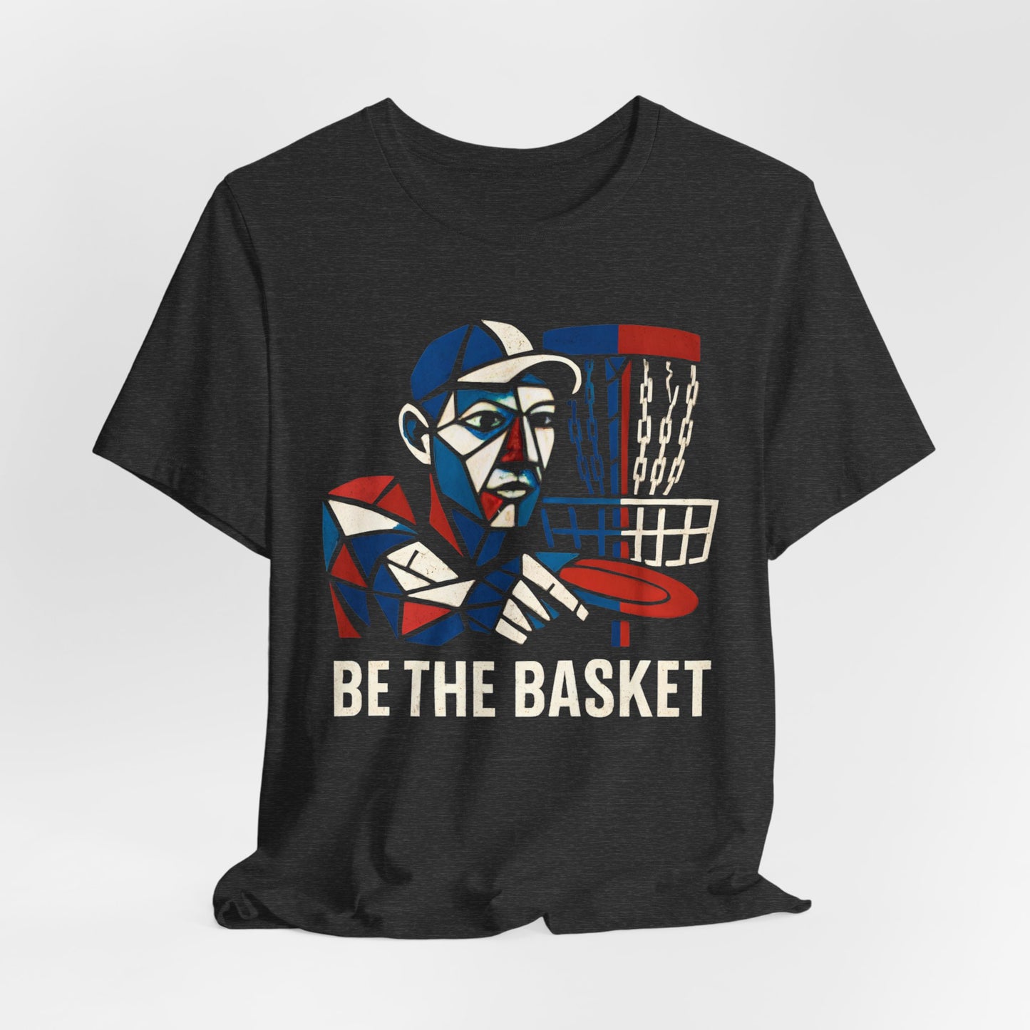 BE THE BASKET Disc Golf Picasso 1, Unisex T-Shirt, Disc Golf Shirt