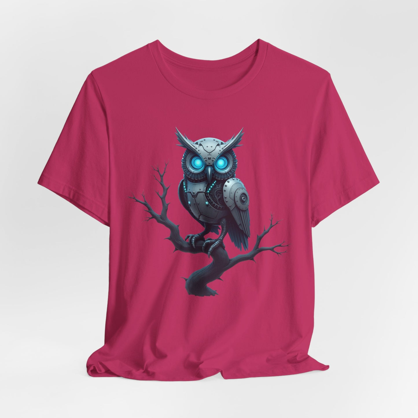 Mech Owl Unisex T-Shirt, Cool Design T-Shirt