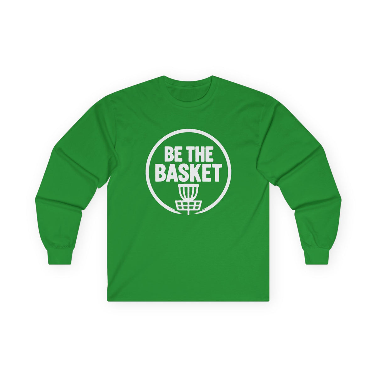 BE THE BASKET Disc Golf Logo Long Sleeve Shirt