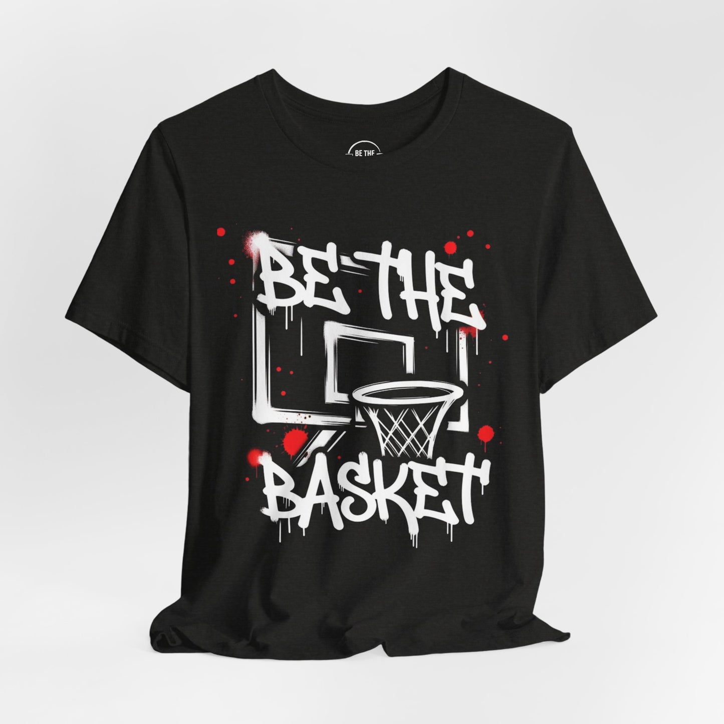 BE THE BASKET Basketball Graffiti Design 1 , Unisex Disc Golf T-Shirt