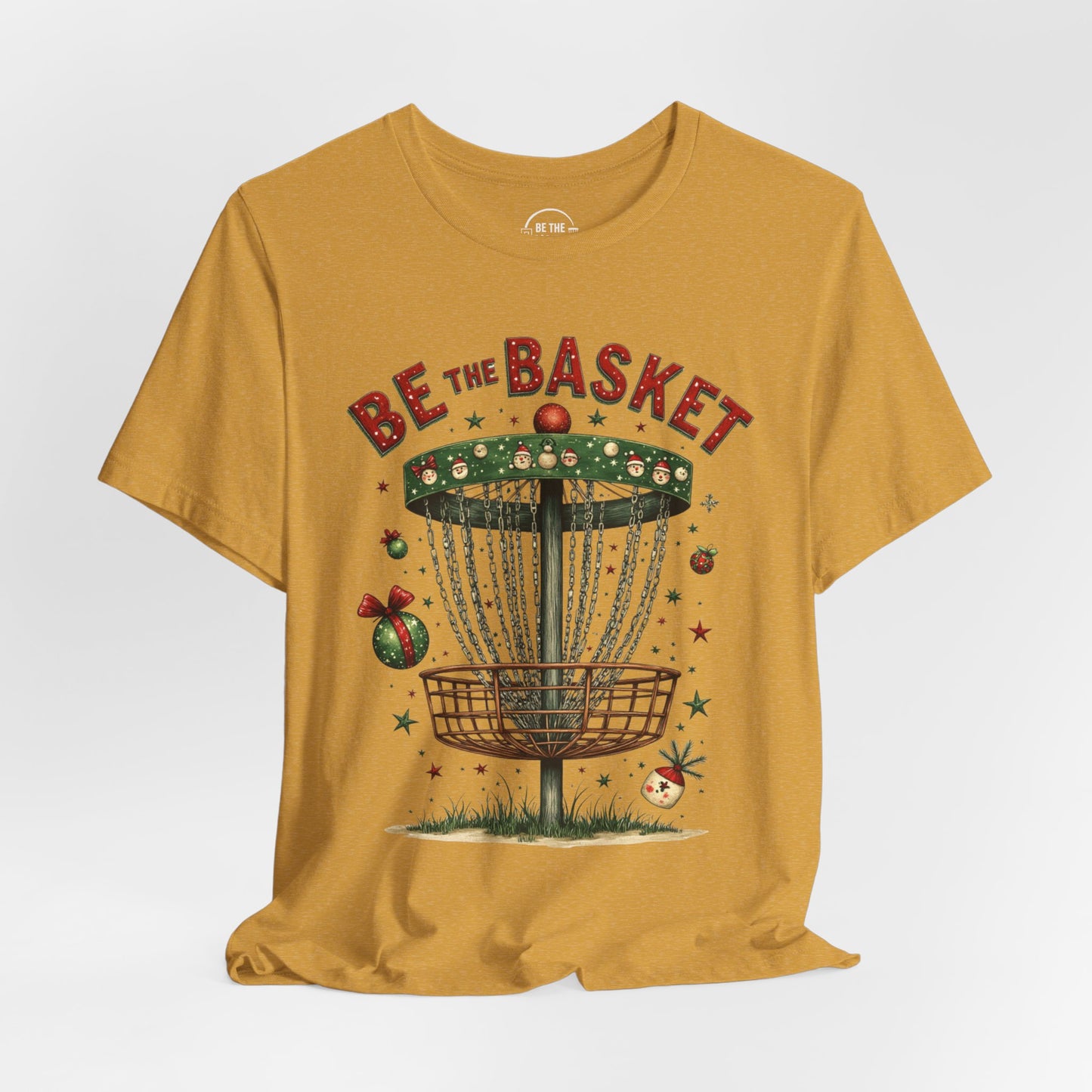 BE THE BASKET Disc Golf Christmas 8 - Disc Golf Unisex T-Shirt