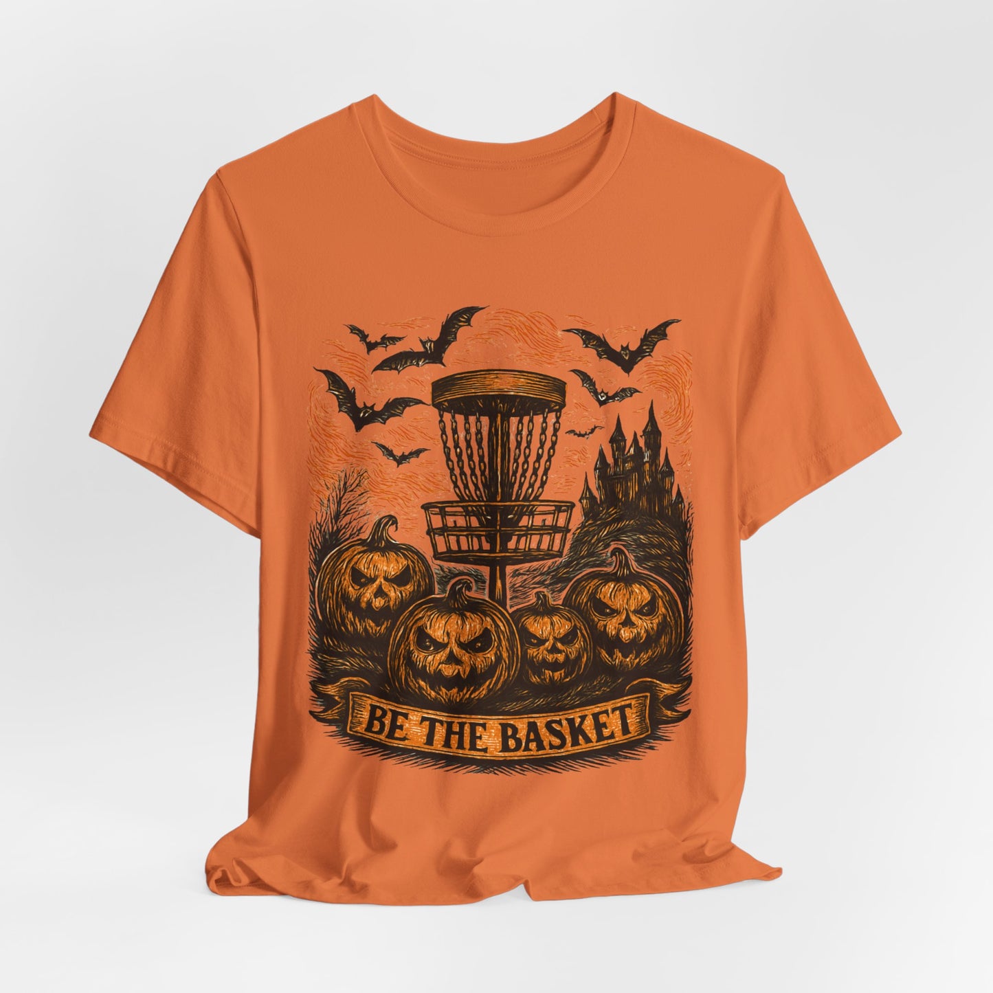 BE THE BASKET Disc Golf Halloween 2, Disc Golf Unisex T-Shirt