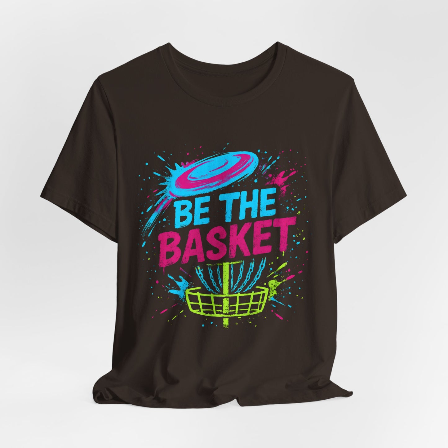 BE THE BASKET Disc Golf Basket Distressed Colorful 5, Unisex T-Shirt