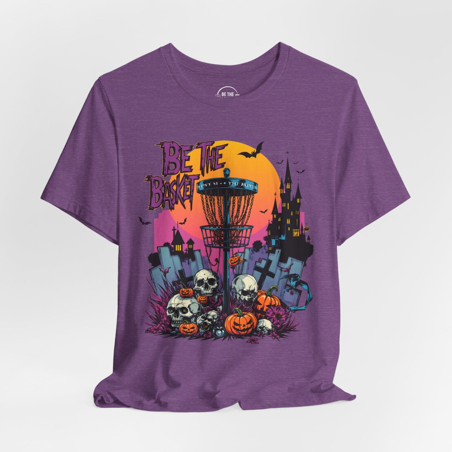 BE THE BASKET Disc Golf Halloween Design 15, Disc Golf Unisex T-Shirt
