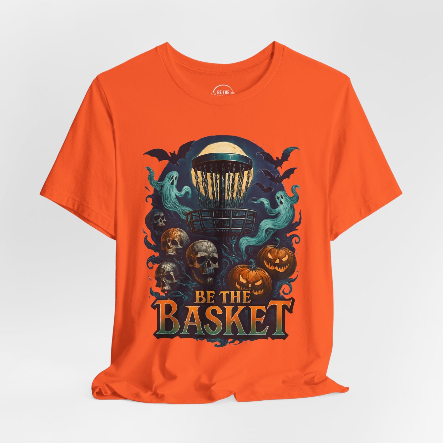 BE THE BASKET Disc Golf Halloween Design 19, Disc Golf Unisex T-Shirt
