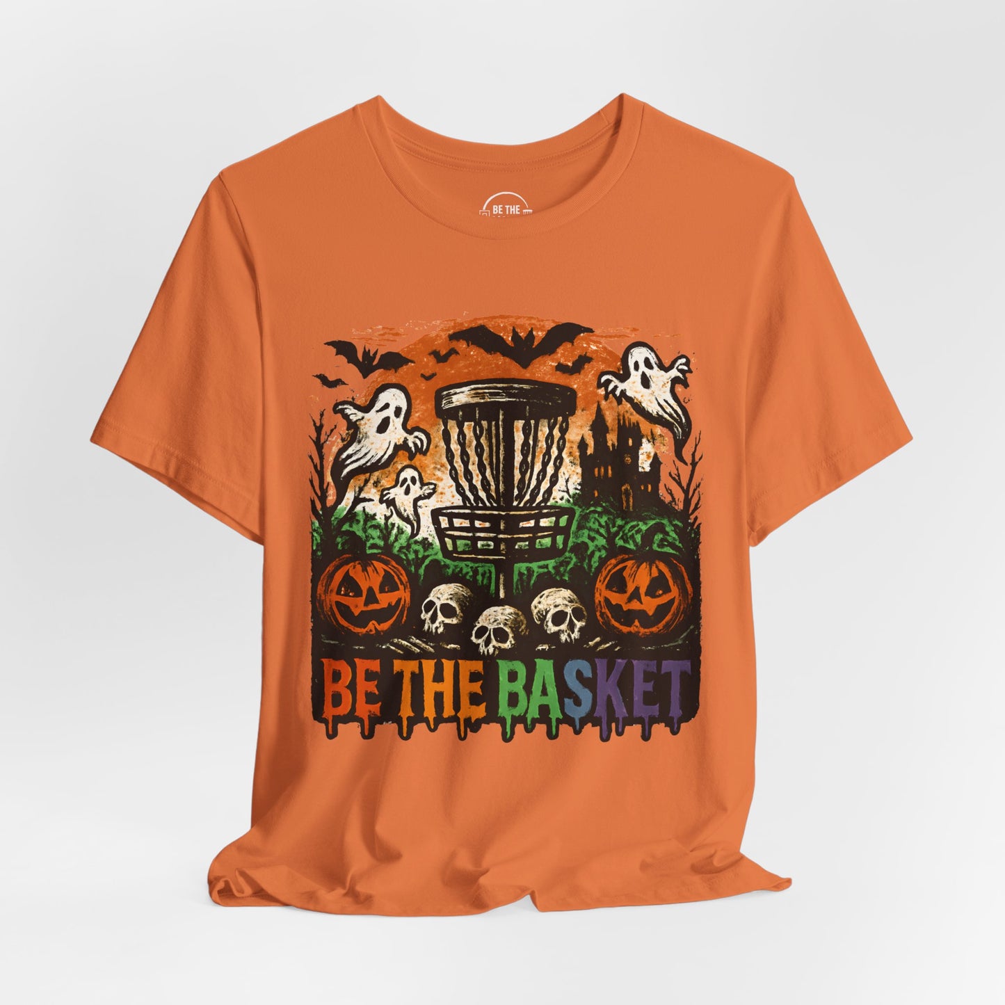 BE THE BASKET Disc Golf Halloween Design 20, Disc Golf Unisex T-Shirt