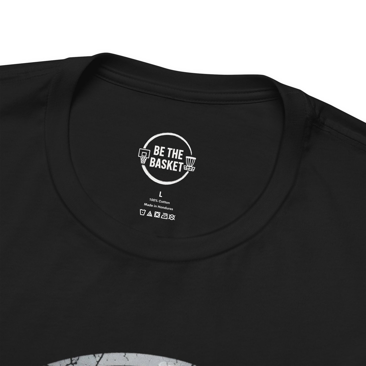 BE THE BASKET Basketball San Antonio Round, Unisex T-Shirt, Basketball T-Shirt ,Front Design