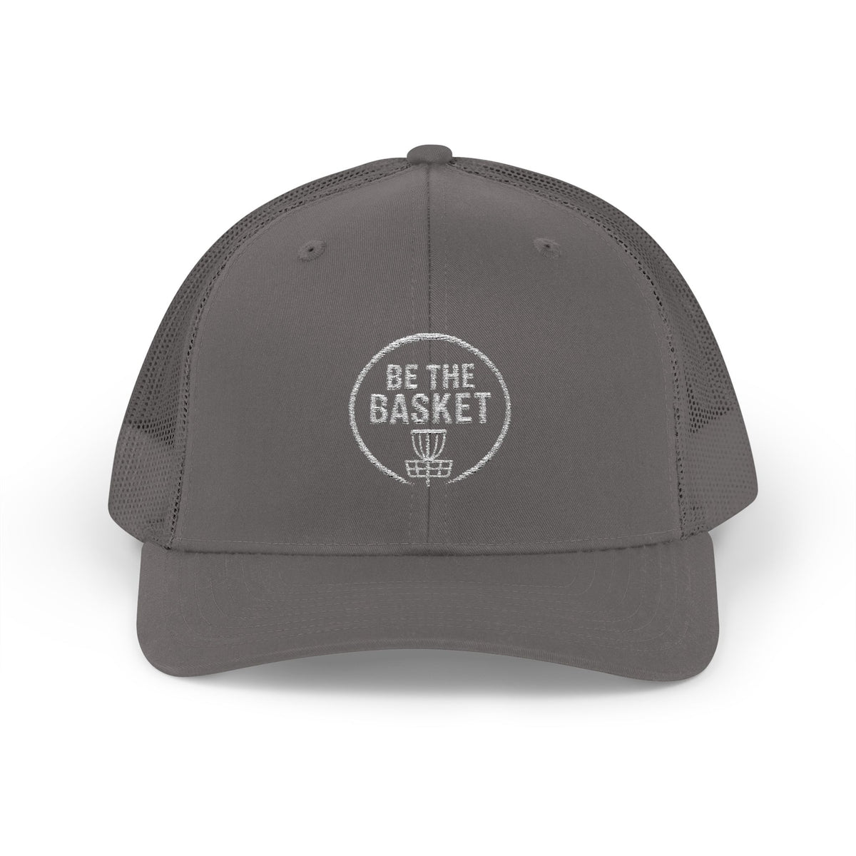 BE THE BASKET - 6606 Snapback Trucker Cap — Vintage Disc Golf Hat