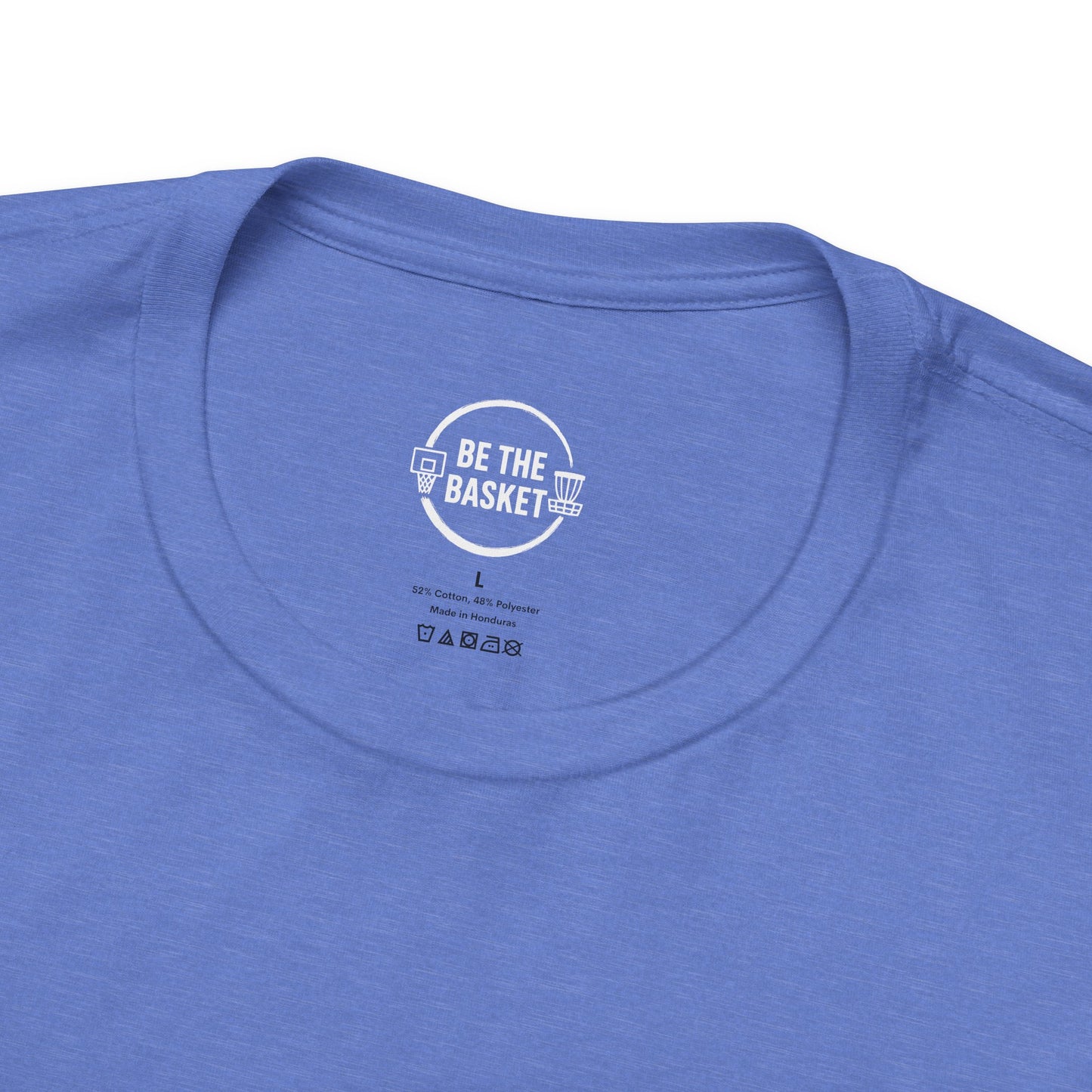 BE THE BASKET Disc Golf America 2026, Celebration Unisex Disc Golf T-Shirt