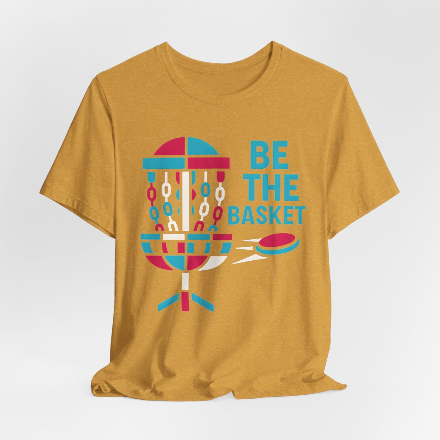 BE THE BASKET Disc Golf Basket Abstract 10, Unisex T-Shirt