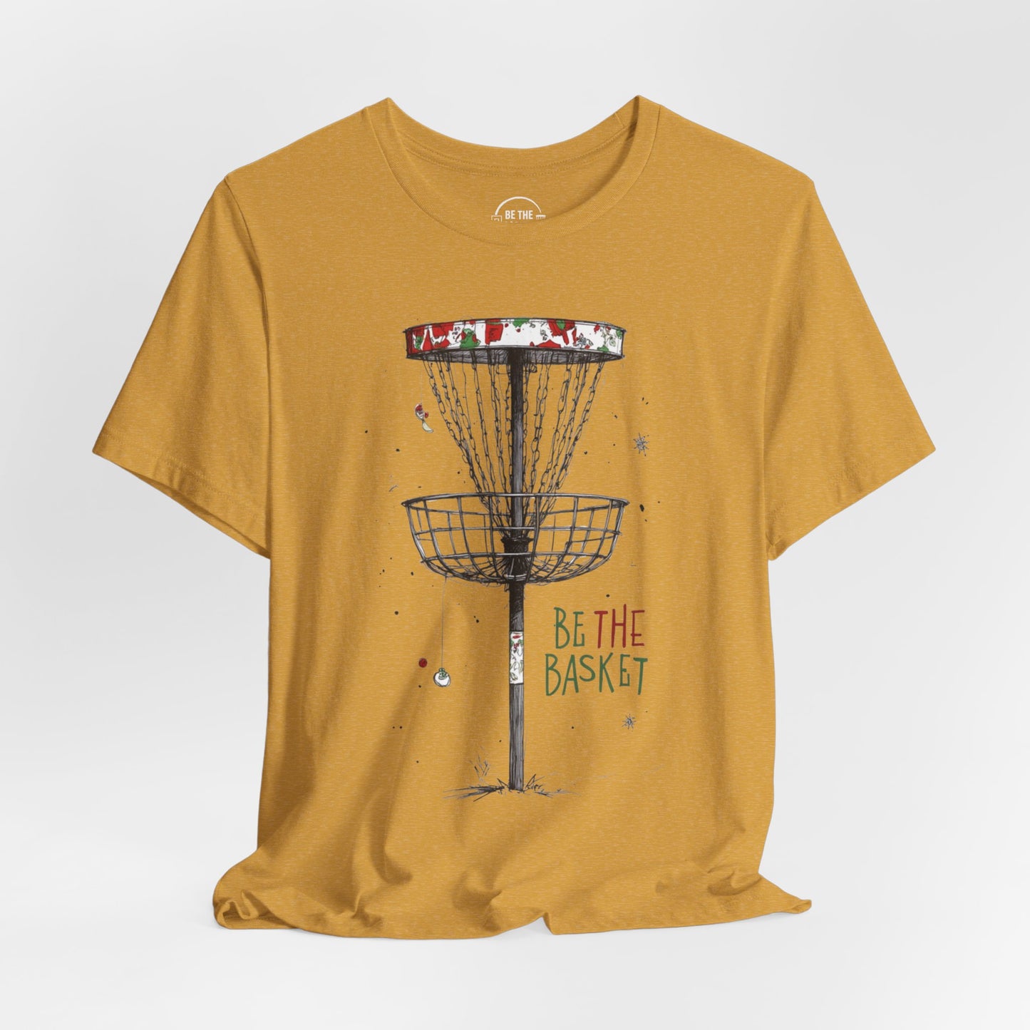 BE THE BASKET Disc Golf Christmas 13 - Disc Golf Unisex T-Shirt