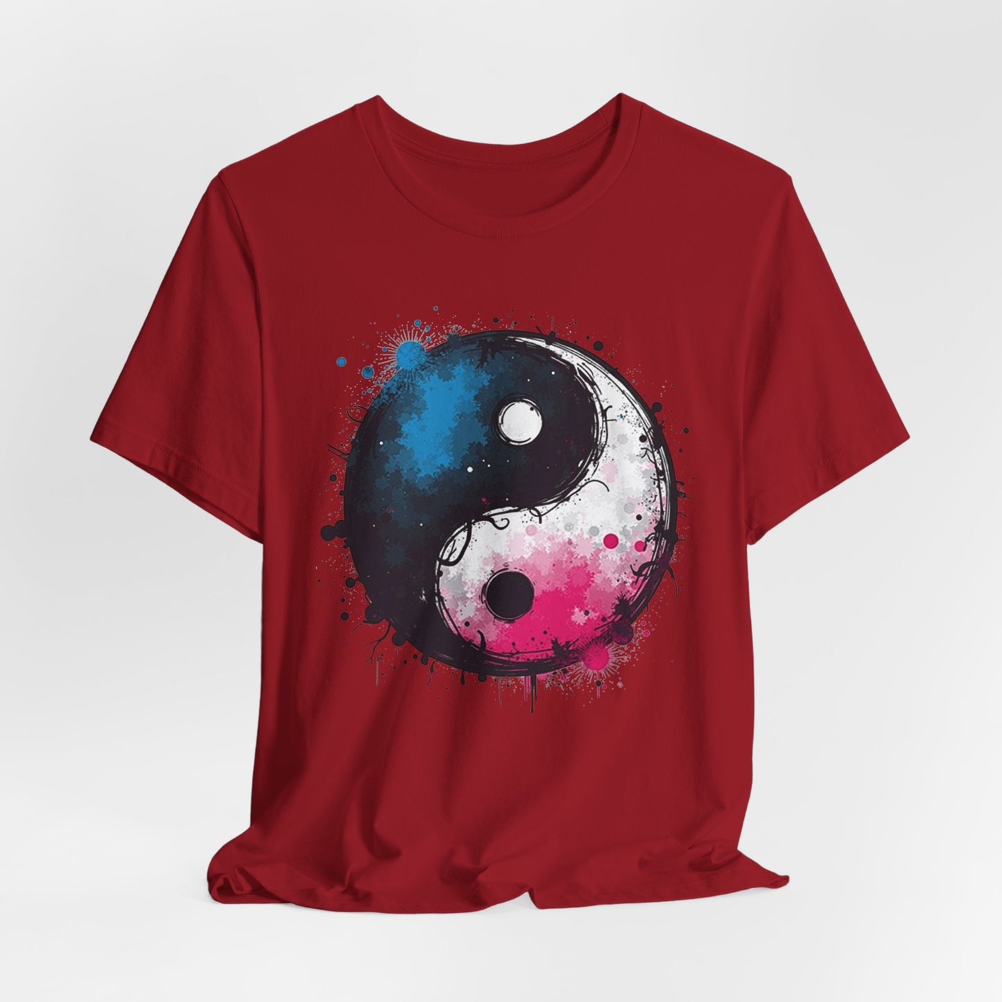 Ying Yang Graffiti Design , Unisex T-Shirt, Disc Golf Shirt