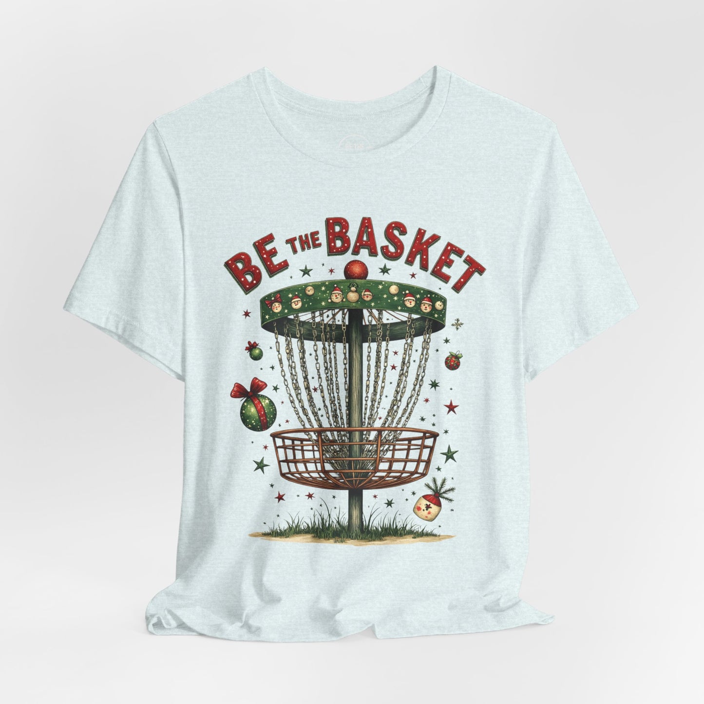BE THE BASKET Disc Golf Christmas 8 - Disc Golf Unisex T-Shirt