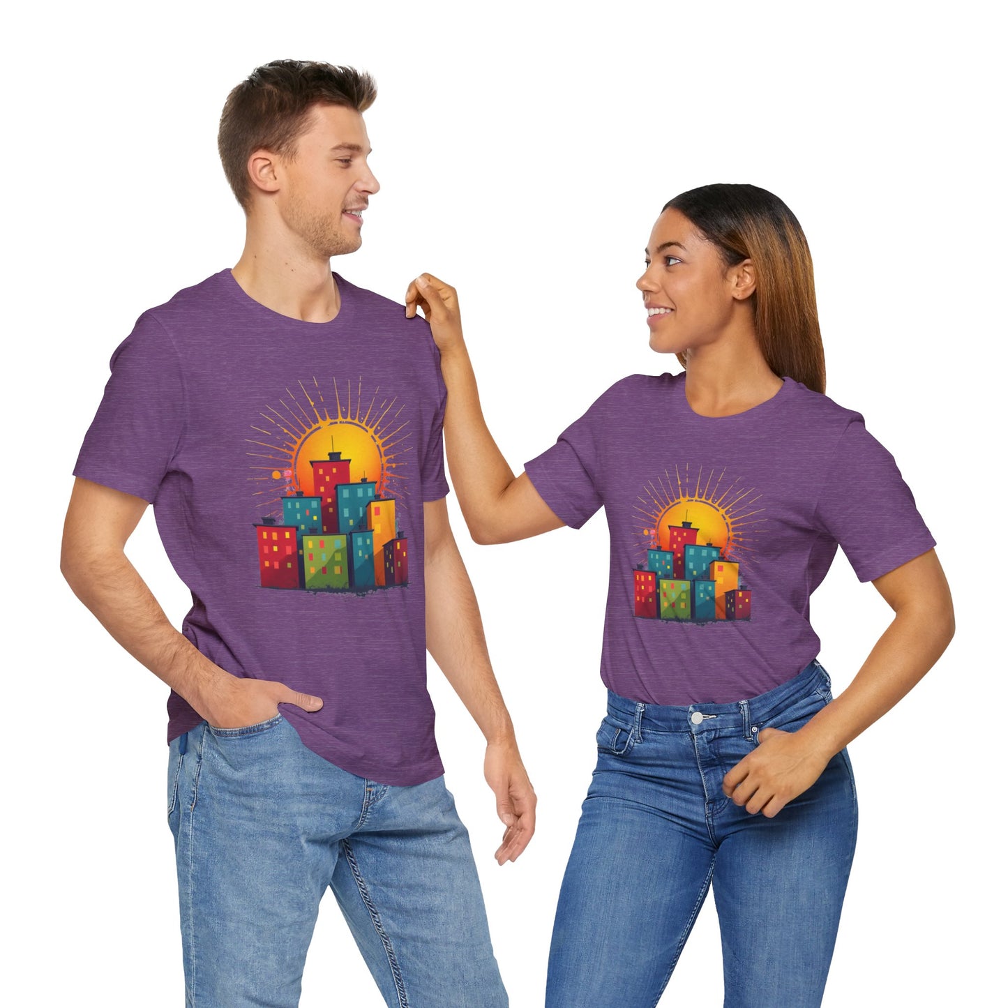 Sunny City Design Unisex T-Shirt, Happy Feel-Good Shirt