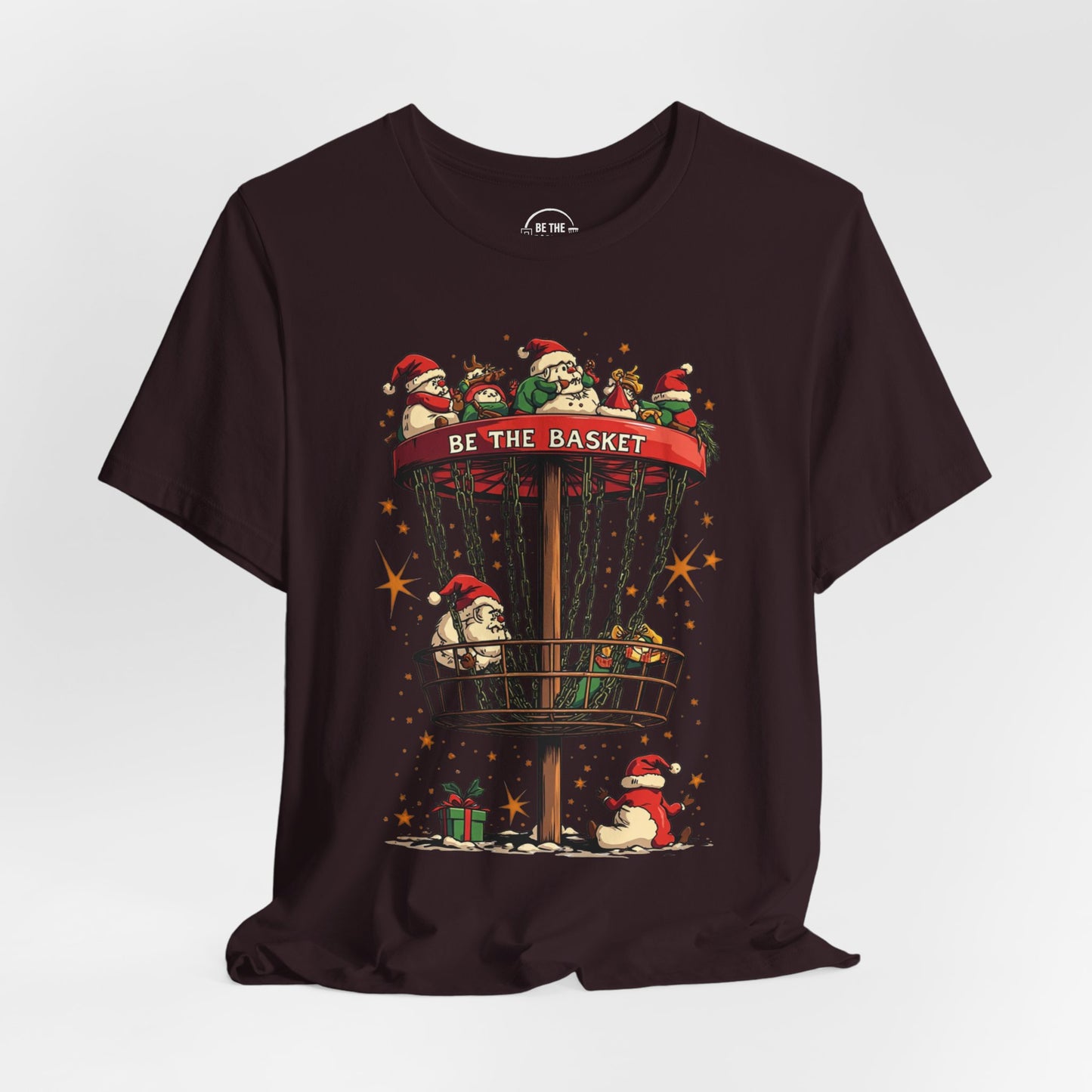 BE THE BASKET Disc Golf Christmas 12 - Disc Golf Unisex T-Shirt