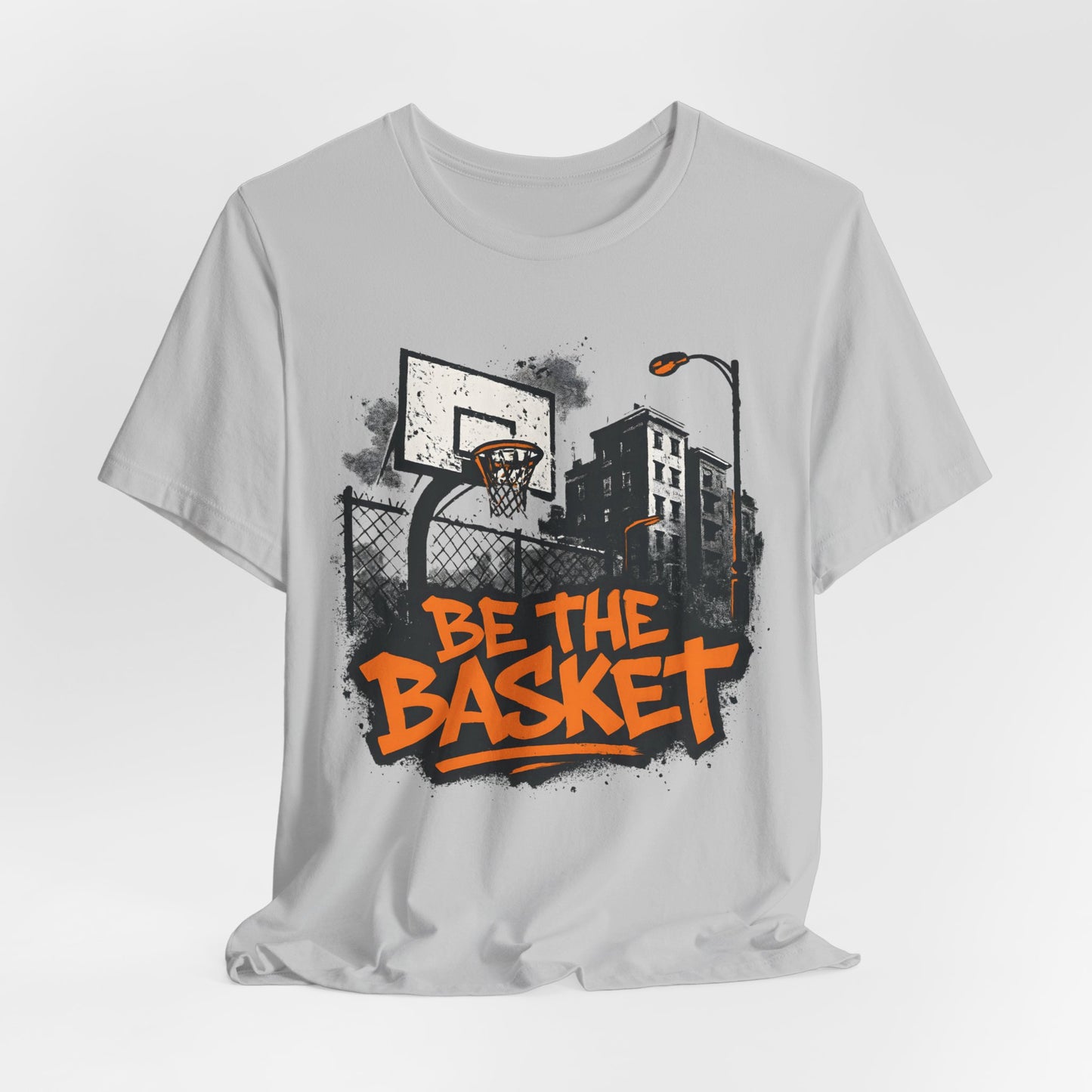 BE THE BASKET Basketball City Graffiti 3, Unisex T-Shirt, Disc Golf Shirt