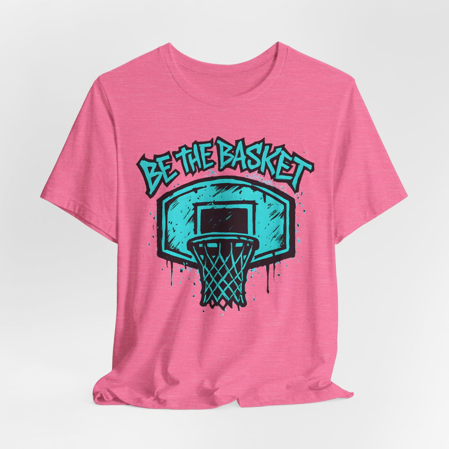 BE THE BASKET Basketball Graffiti Blue 2, Basketball Unisex T-Shirt
