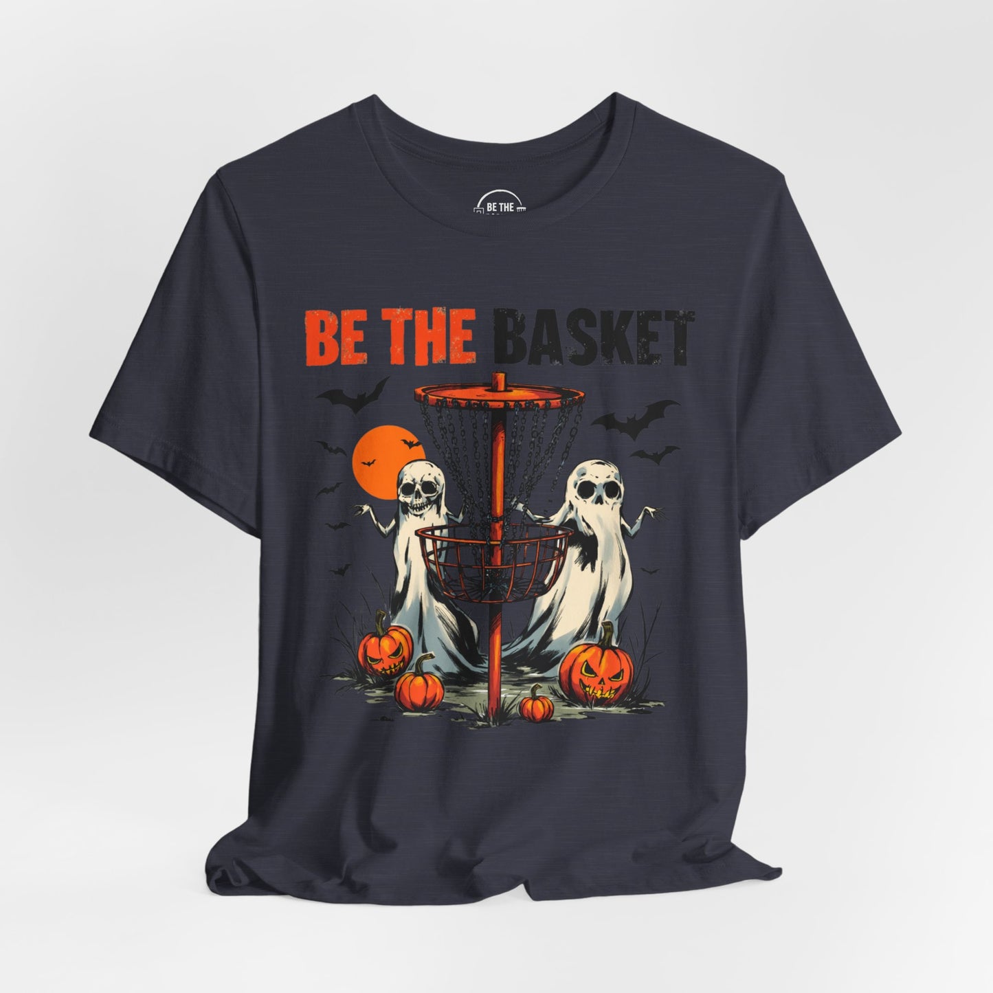 BE THE BASKET Disc Golf Halloween Design 11, Disc Golf Unisex T-Shirt