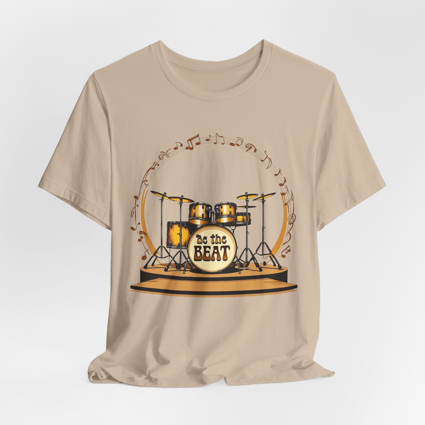 BE THE BEAT Drums 70s Design - Drummer Unisex T-Shirt