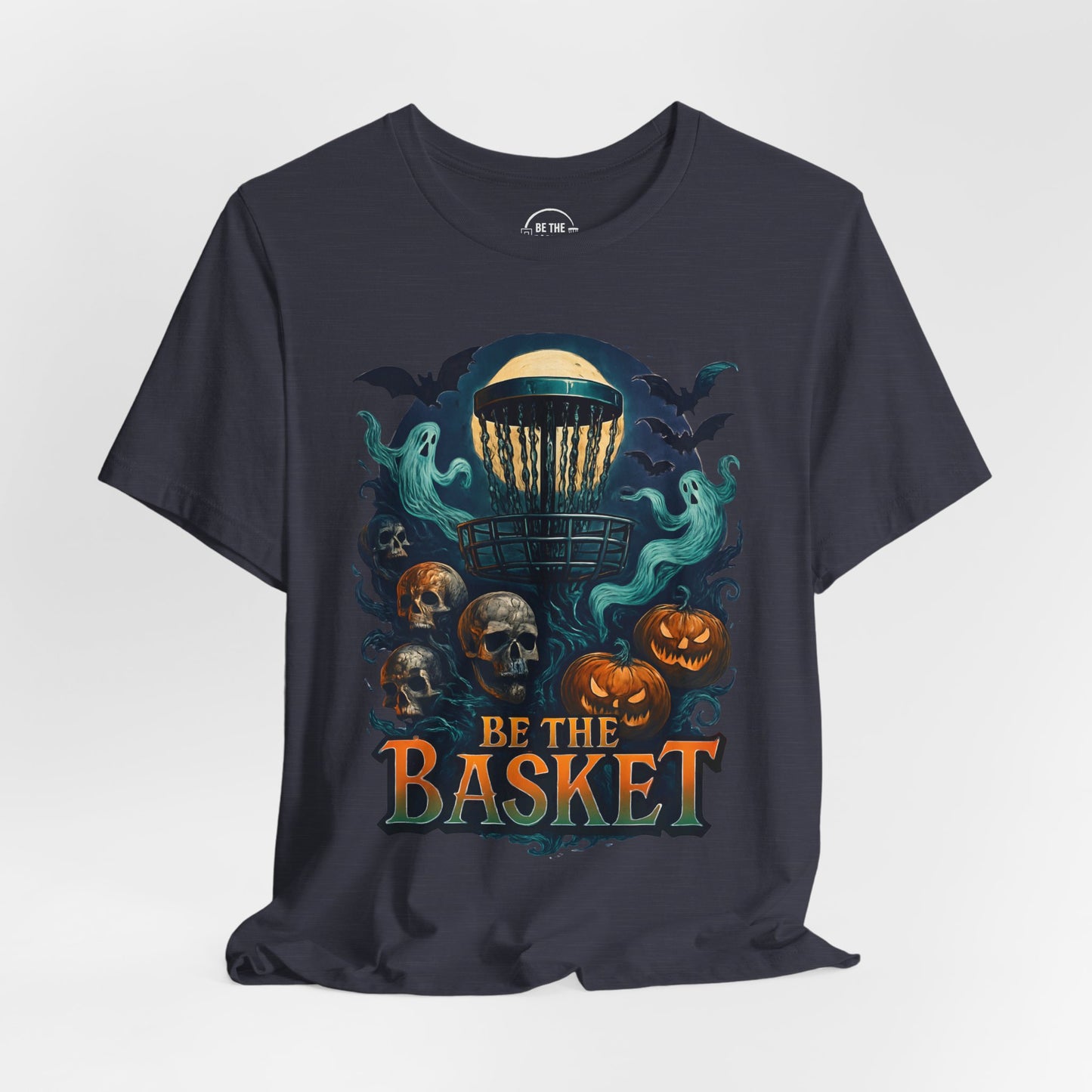 BE THE BASKET Disc Golf Halloween Design 19, Disc Golf Unisex T-Shirt