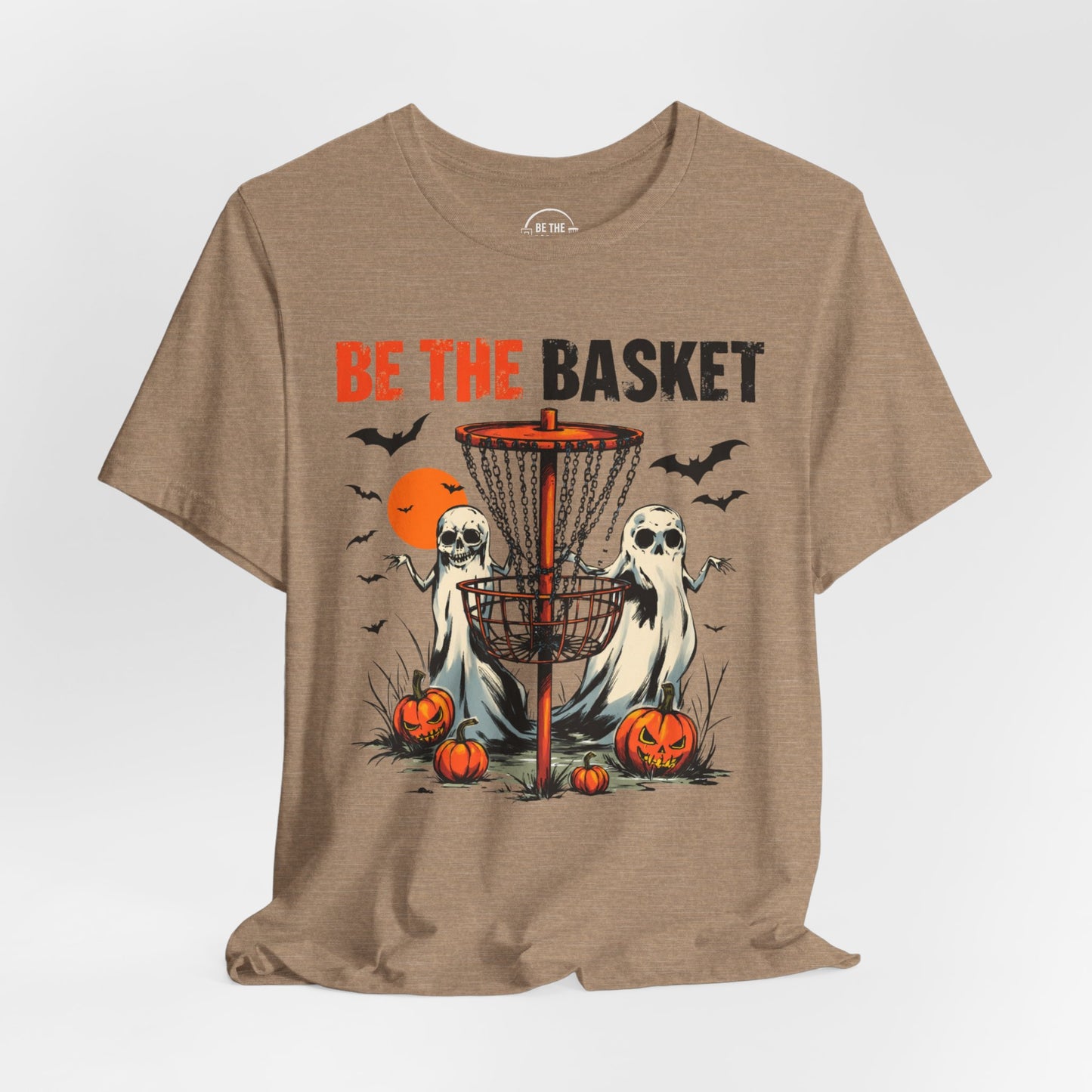 BE THE BASKET Disc Golf Halloween Design 11, Disc Golf Unisex T-Shirt