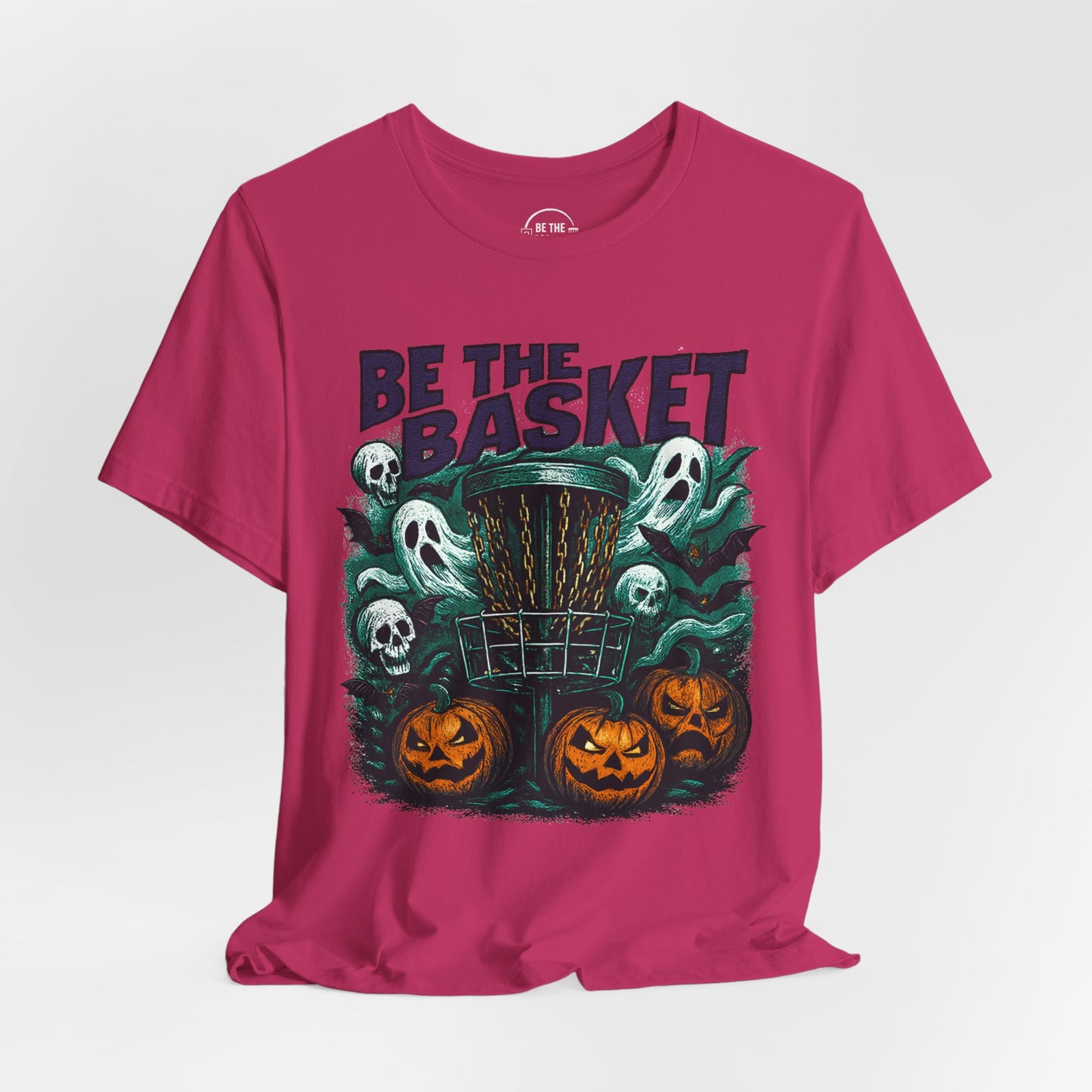 BE THE BASKET Disc Golf Halloween Design 18, Disc Golf Unisex T-Shirt