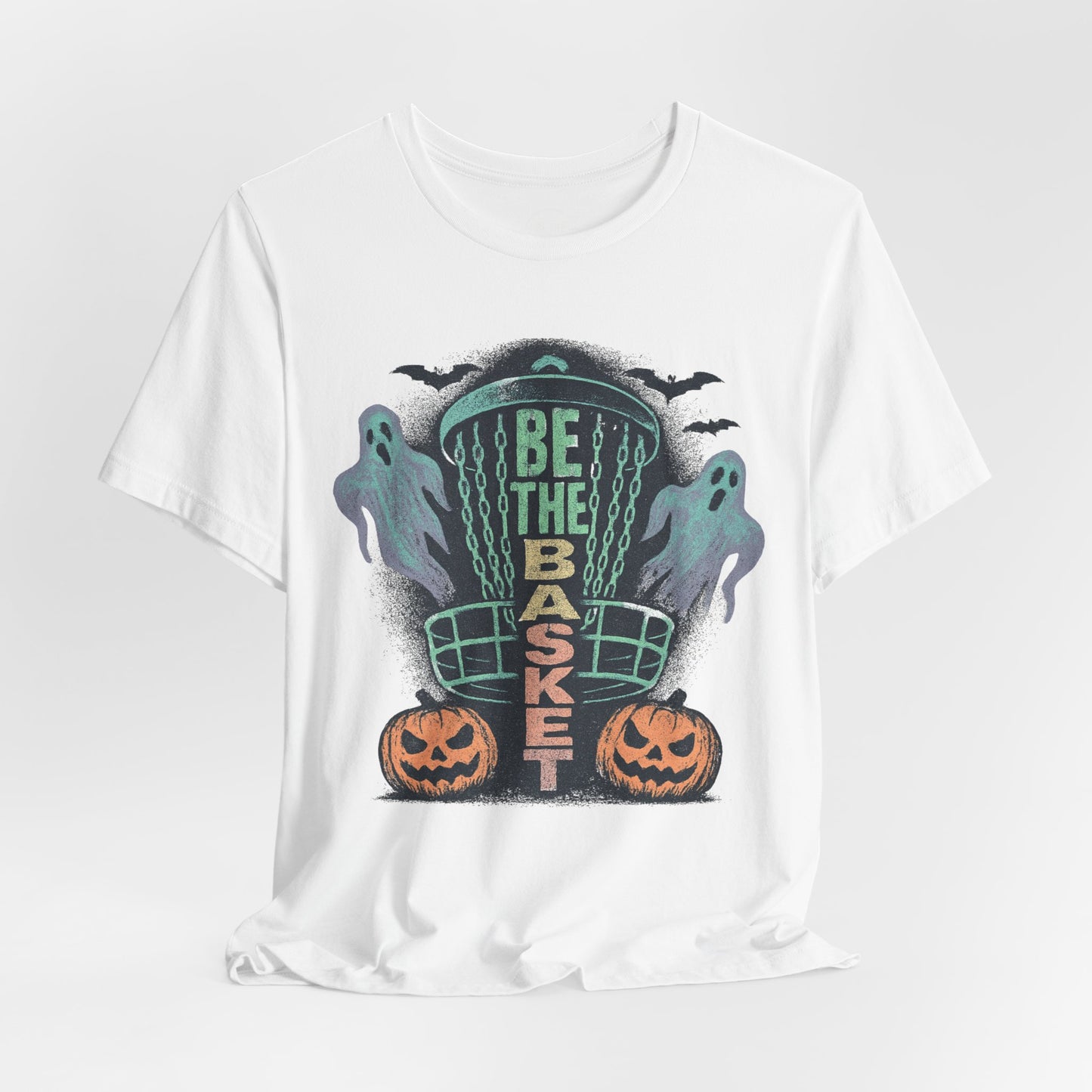 BE THE BASKET Disc Golf Halloween Design 17, Disc Golf Unisex T-Shirt