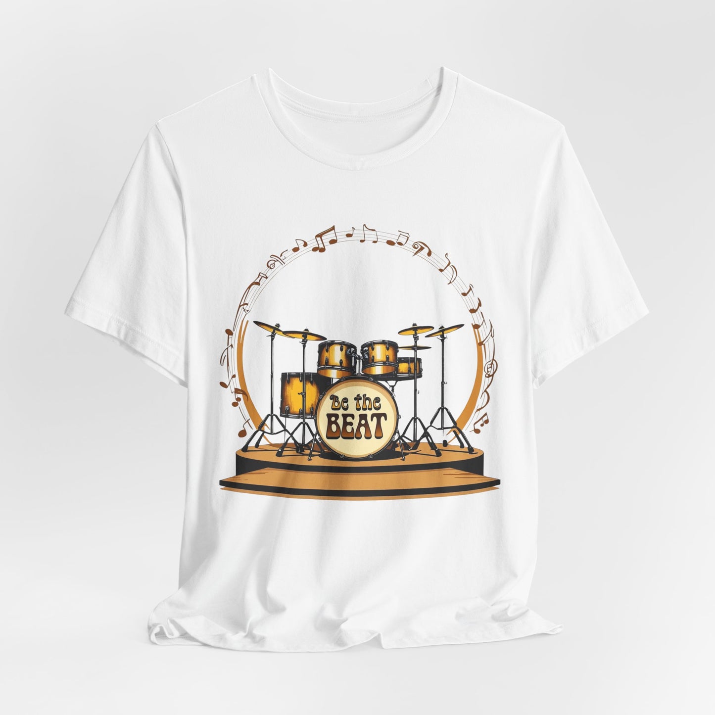 BE THE BEAT Drums 70s Design - Drummer Unisex T-Shirt