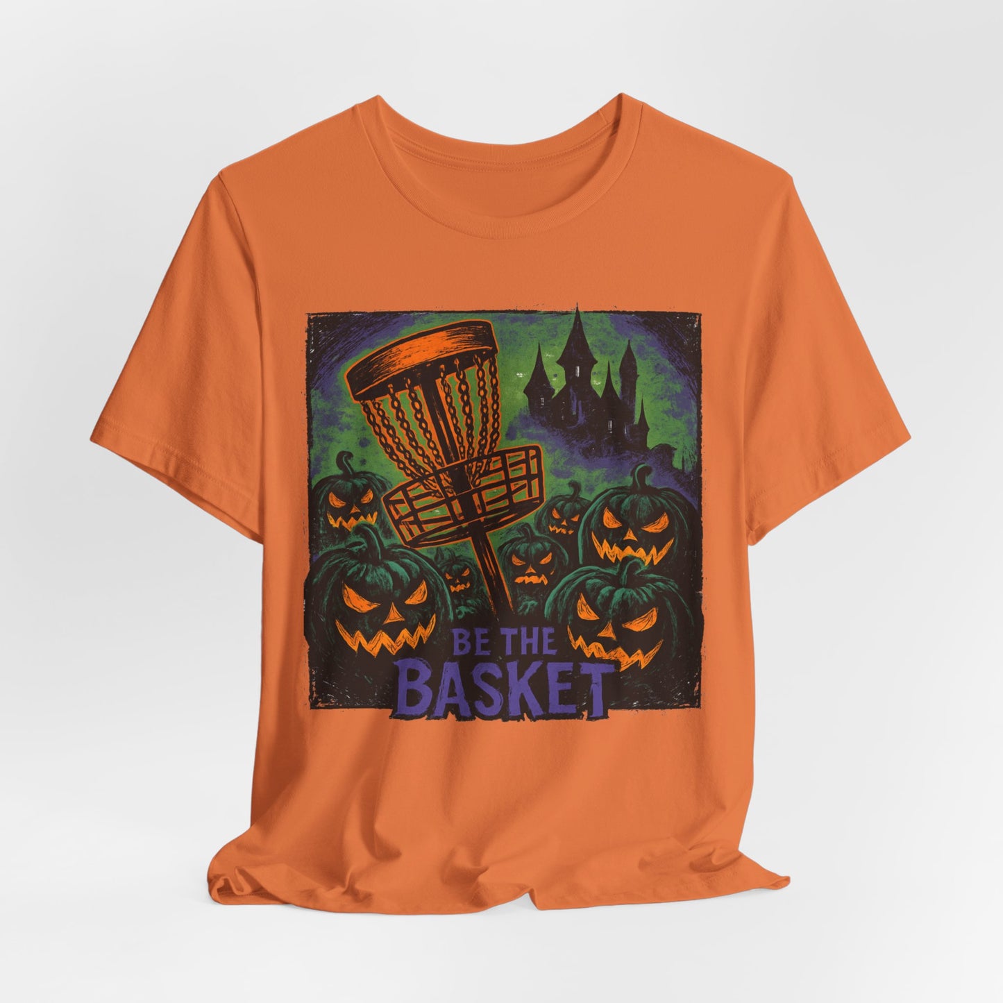 BE THE BASKET Disc Golf Halloween 3, Disc Golf Unisex T-Shirt
